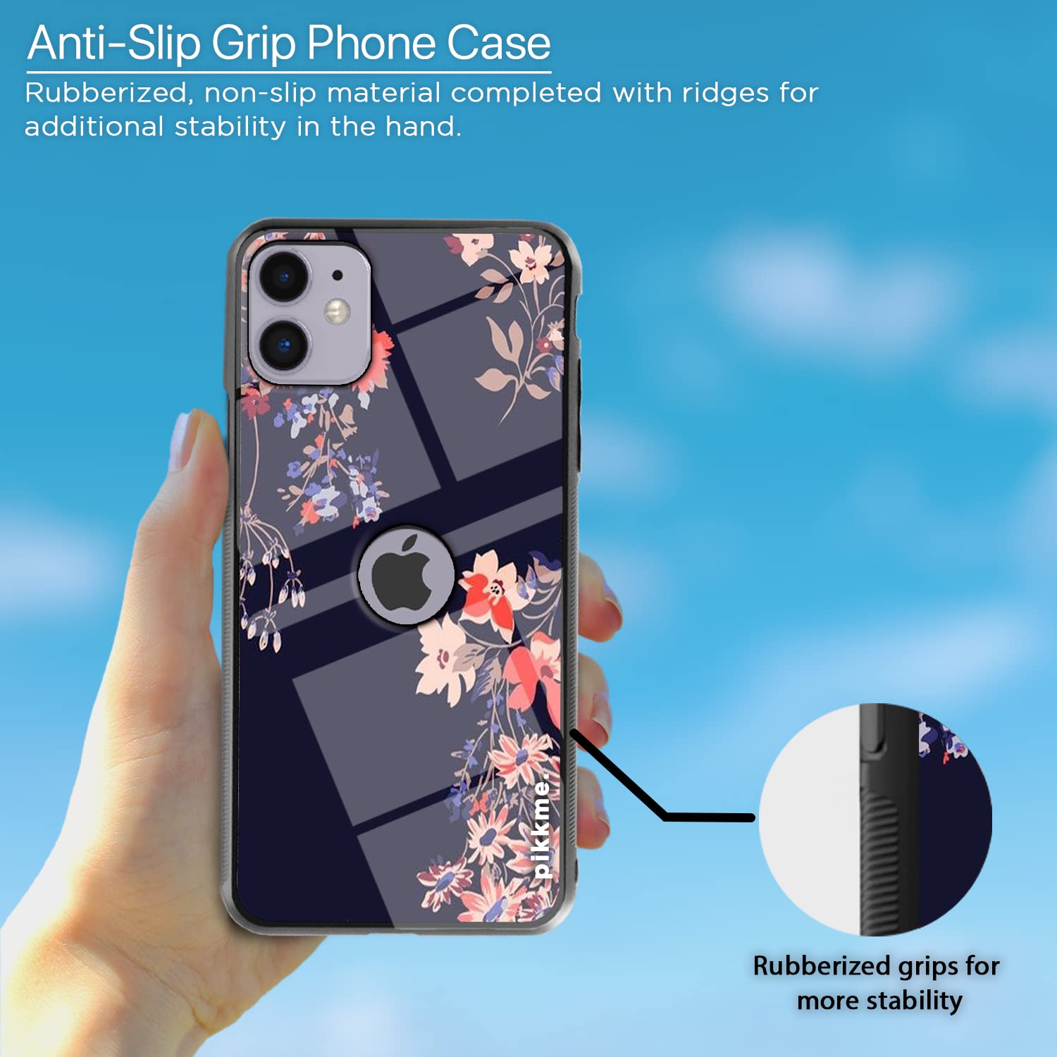 iPhone 12 Mini Flower mobile cover by Pikkme – photo 5