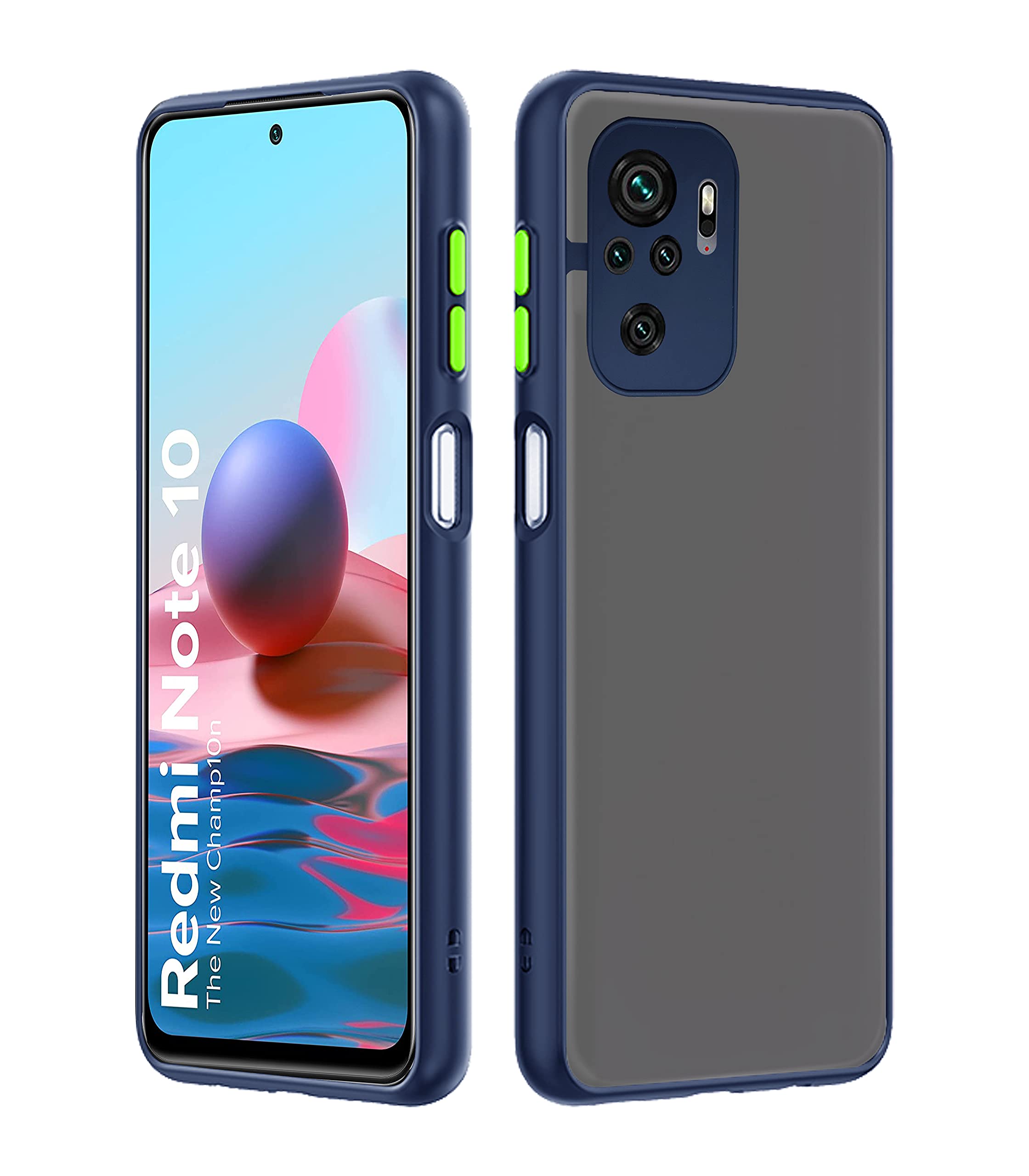 Pikkme Redmi Note 10/Note 10s blue mobile back cover
