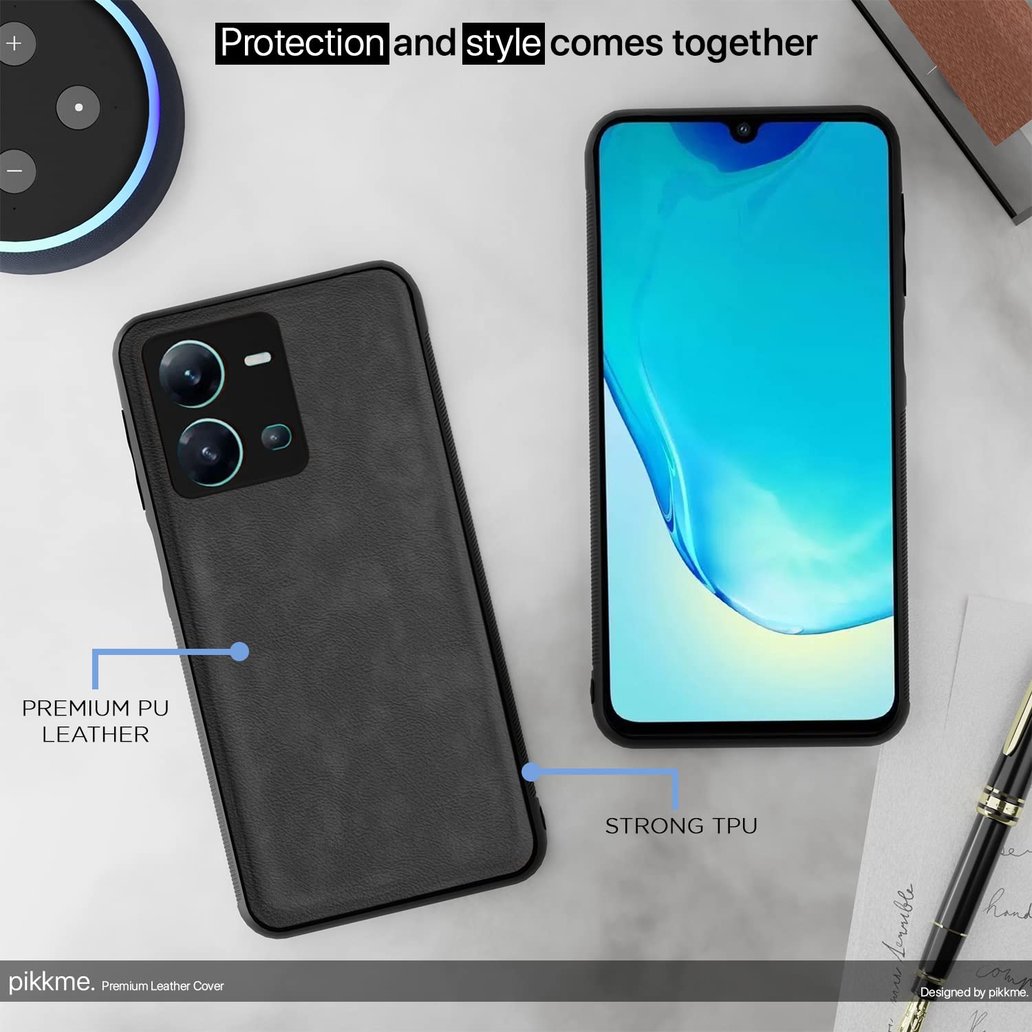 Grey mobile back cover for Vivo V25 5G – Pikkme – photo 5
