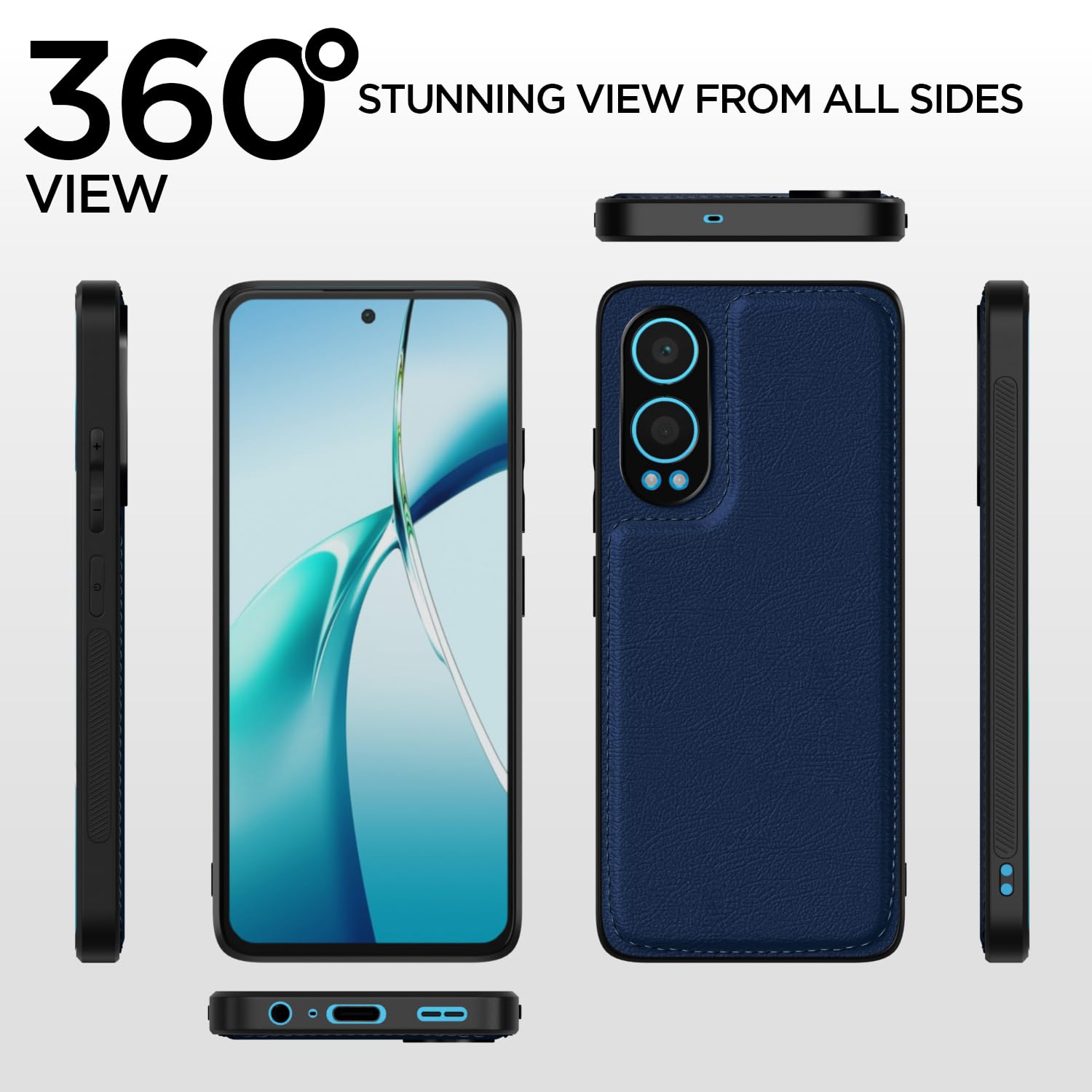 Pikkme OnePlus Nord CE 4 Lite 5G blue mobile cover – photo 2