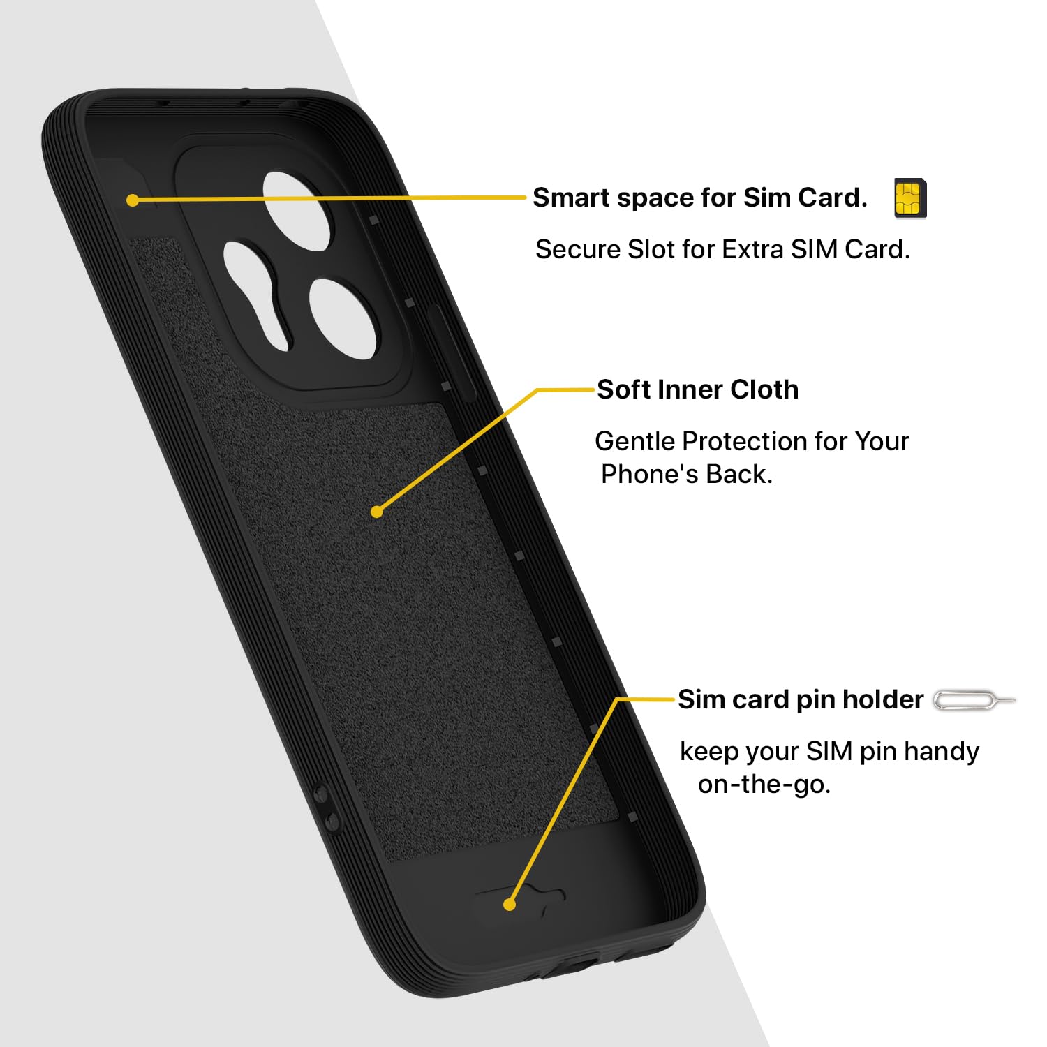 Pikkme black mobile back cover for Oppo Reno 15 5G – photo 6
