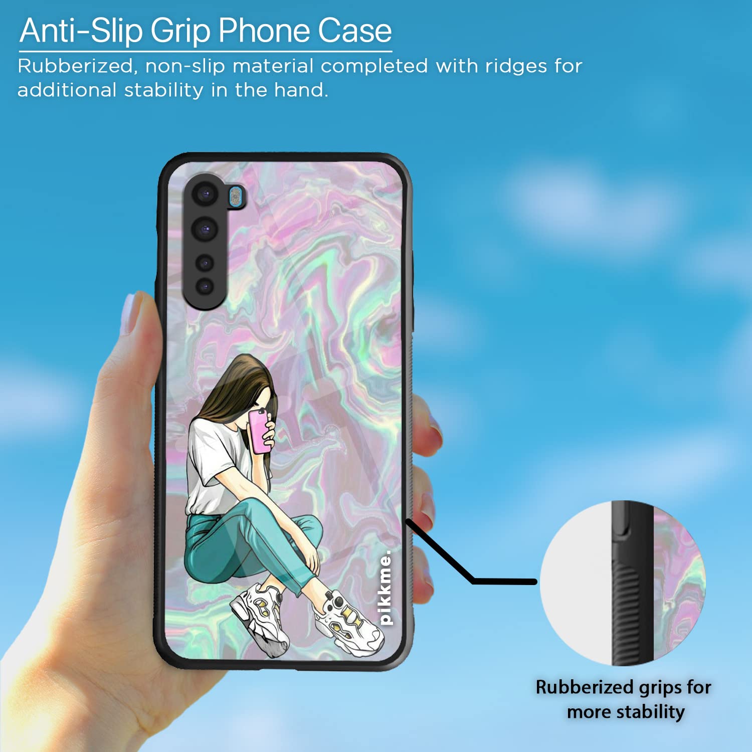 Pikkme Hybrid mobile back cover for OnePlus Nord – photo 5