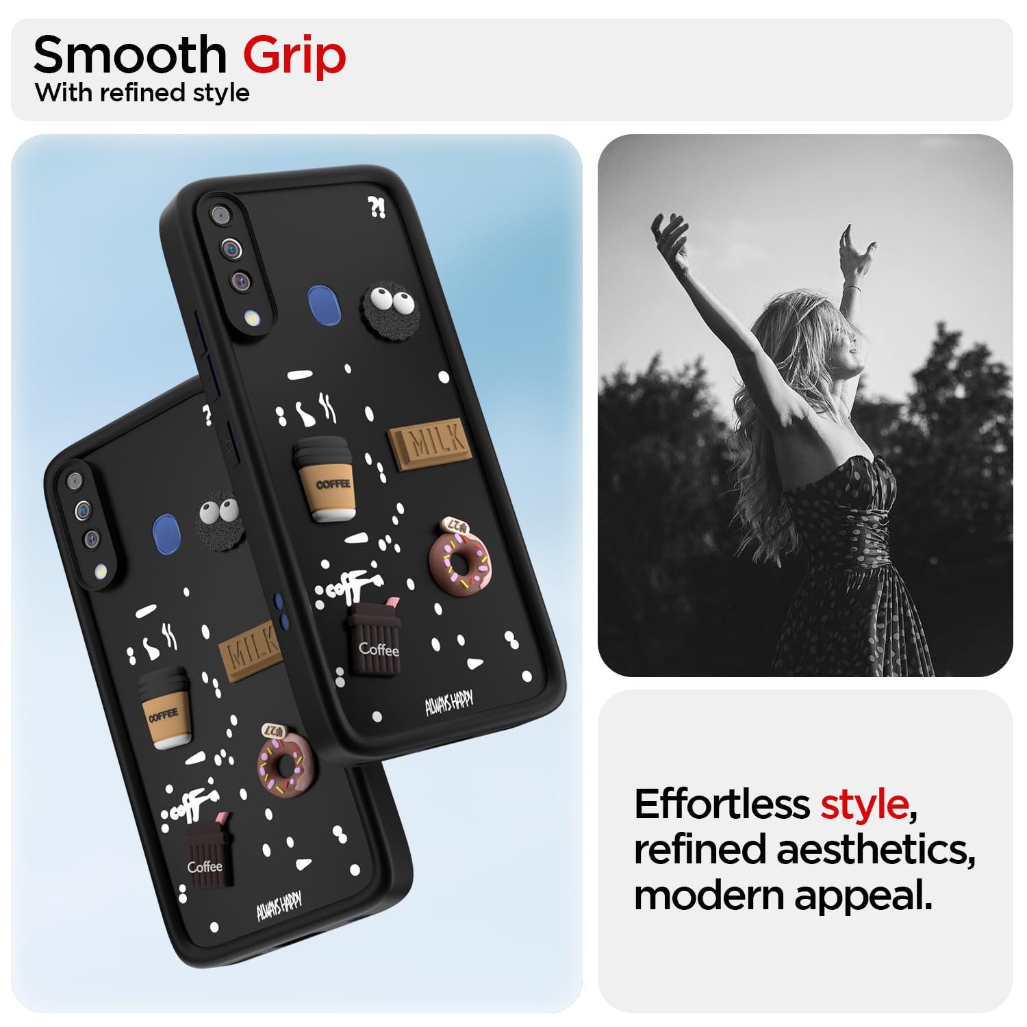 Pikkme black phone cover for Samsung M30/3D – photo 2