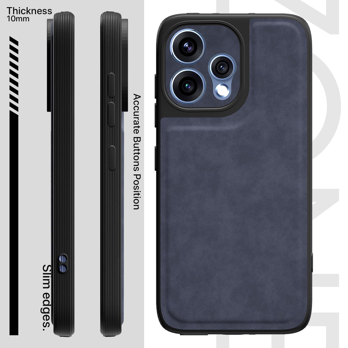 Pikkme blue mobile back cover for Oppo Reno 15 5G – photo 3