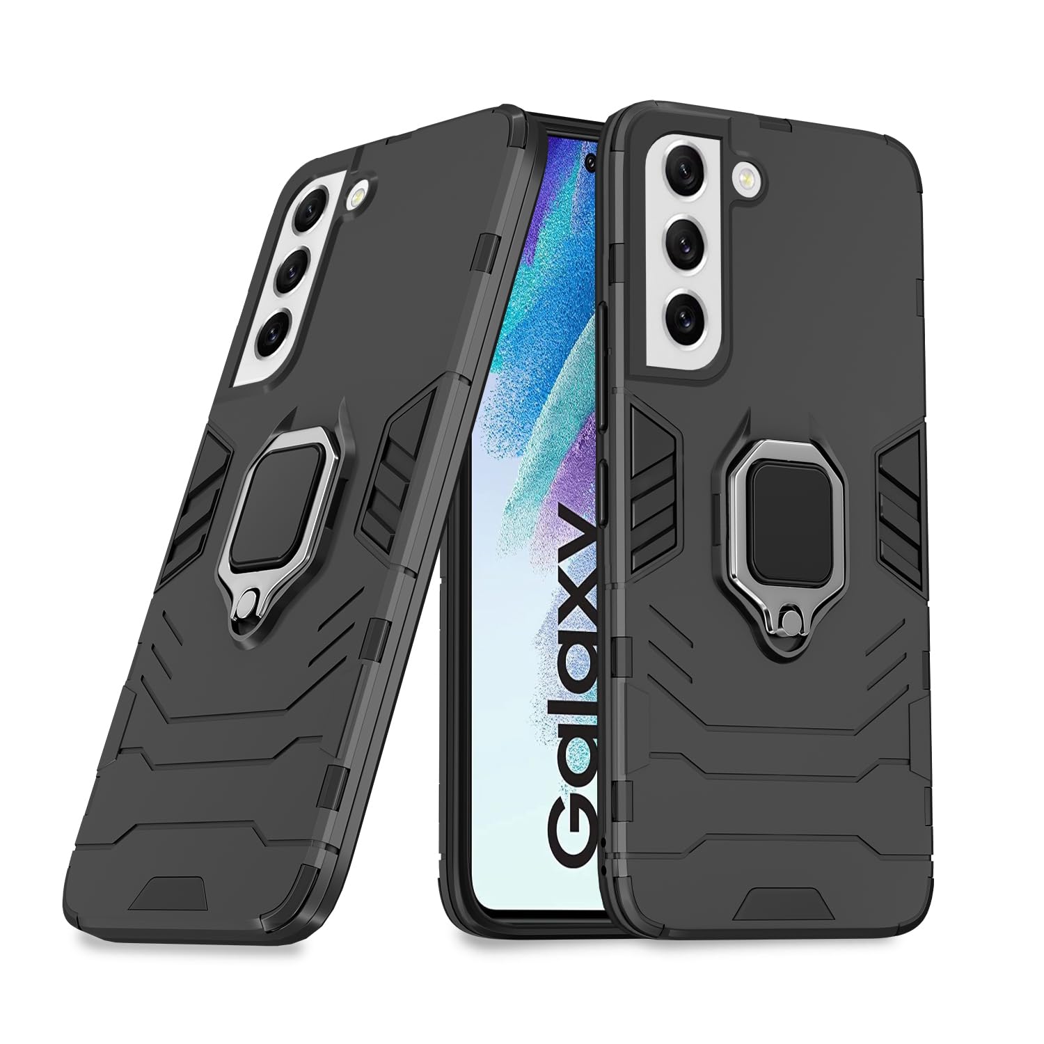 Black back cover for Samsung S21 FE 5G – Pikkme