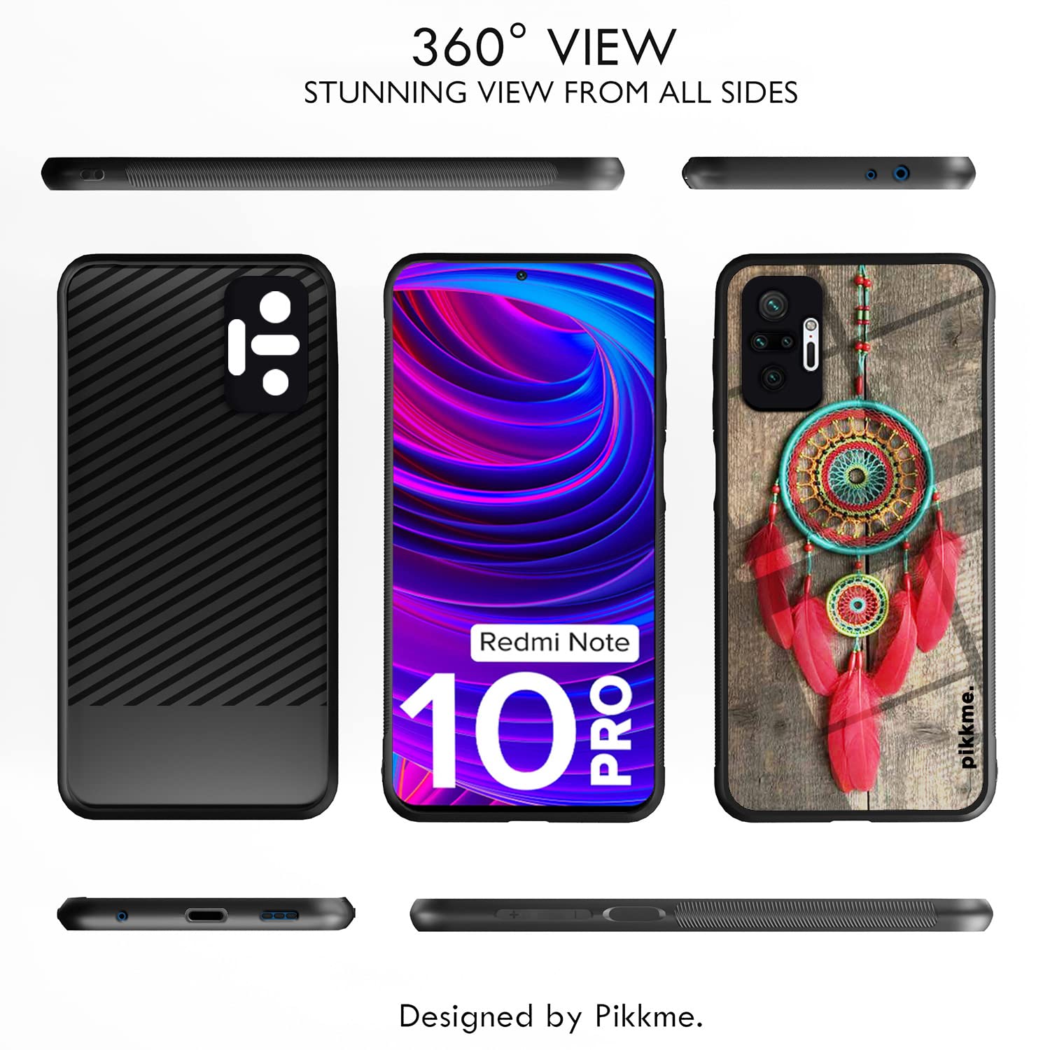 Redmi Note 10 Pro/Note 10 Pro Max Flower mobile back cover by Pikkme – photo 2