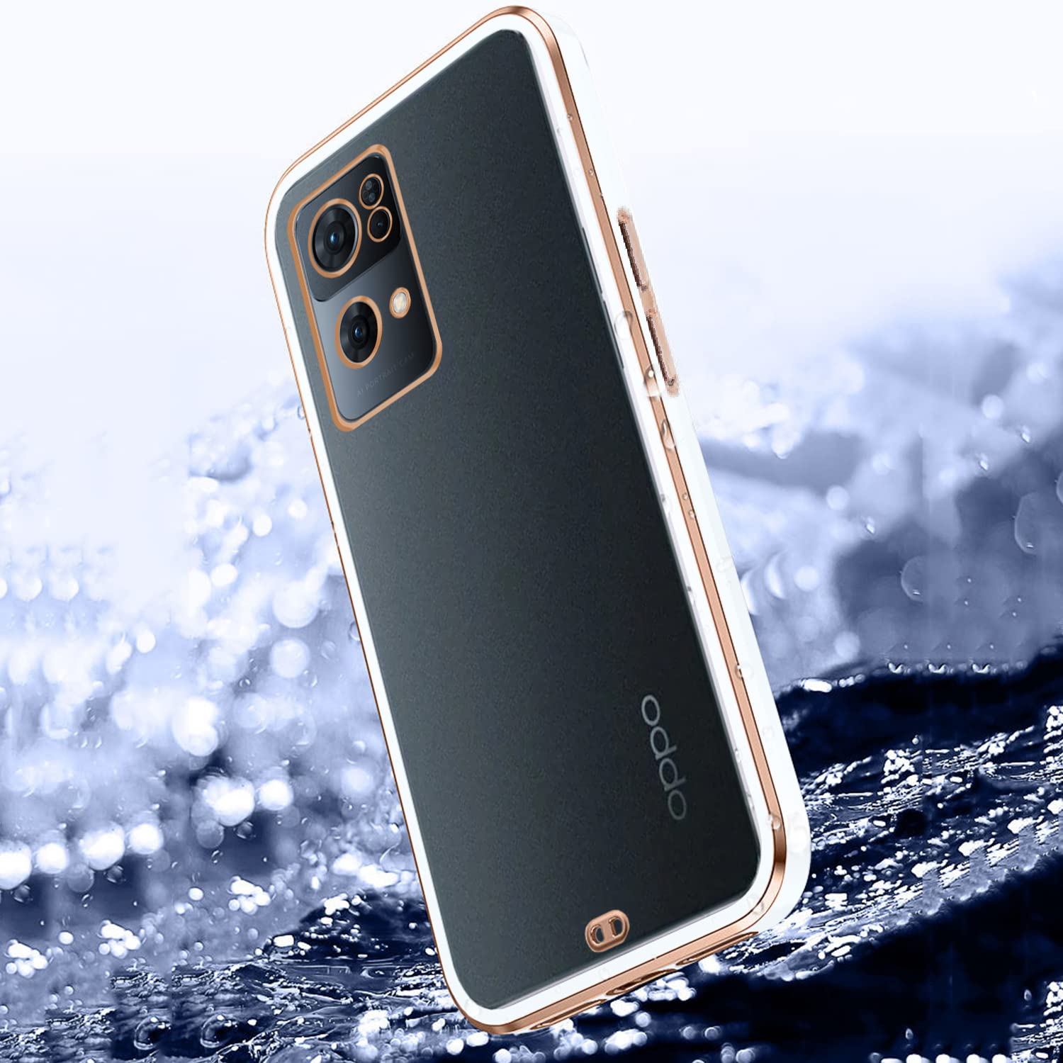 Pikkme white phone cover for Oppo Reno 7 Pro 5G – photo 2
