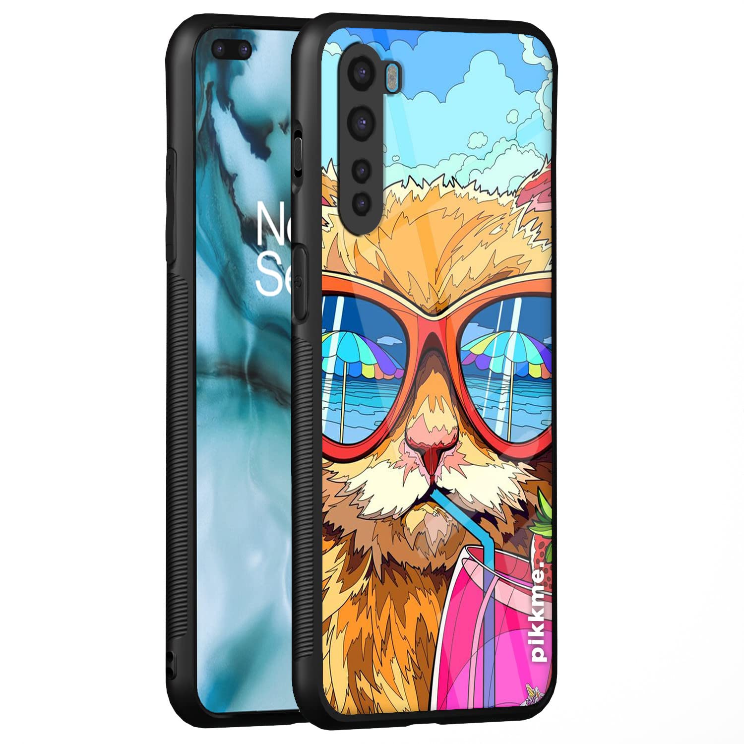 OnePlus Nord Cat mobile back cover by Pikkme