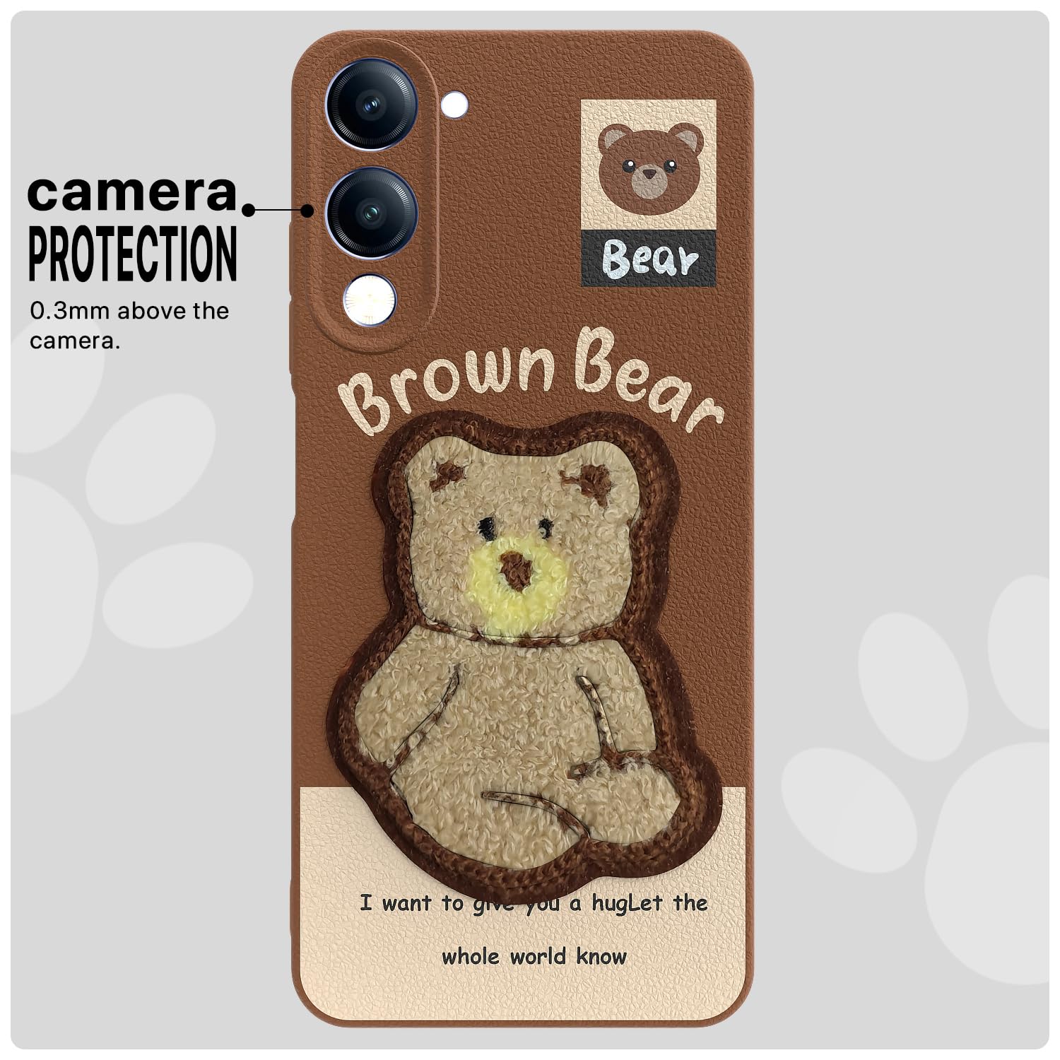 iQOO Z10 Lite/Vivo T4 Lite 5G back cover in brown by Pikkme – photo 6