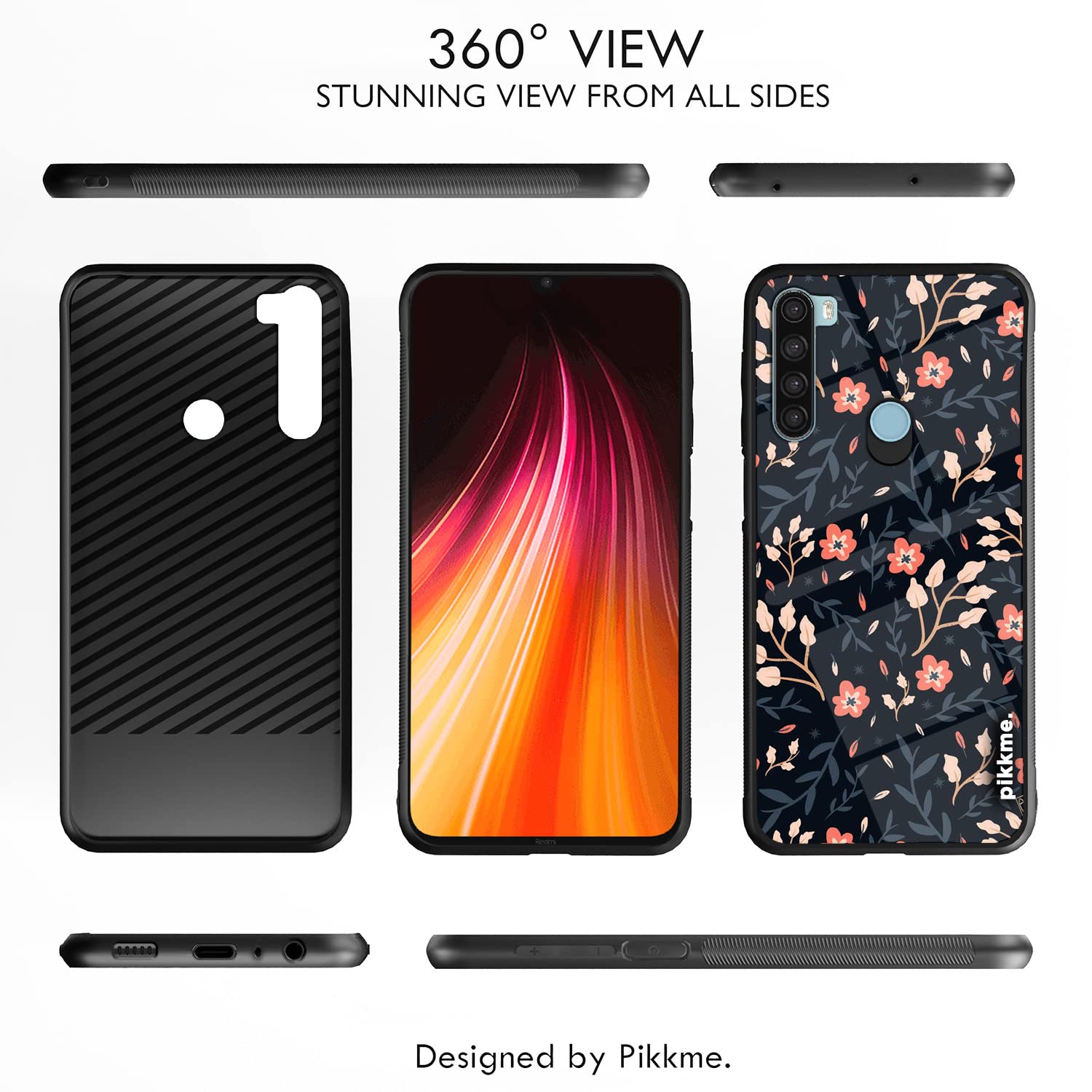 Redmi Note 8 Flower phone cover by Pikkme – photo 2