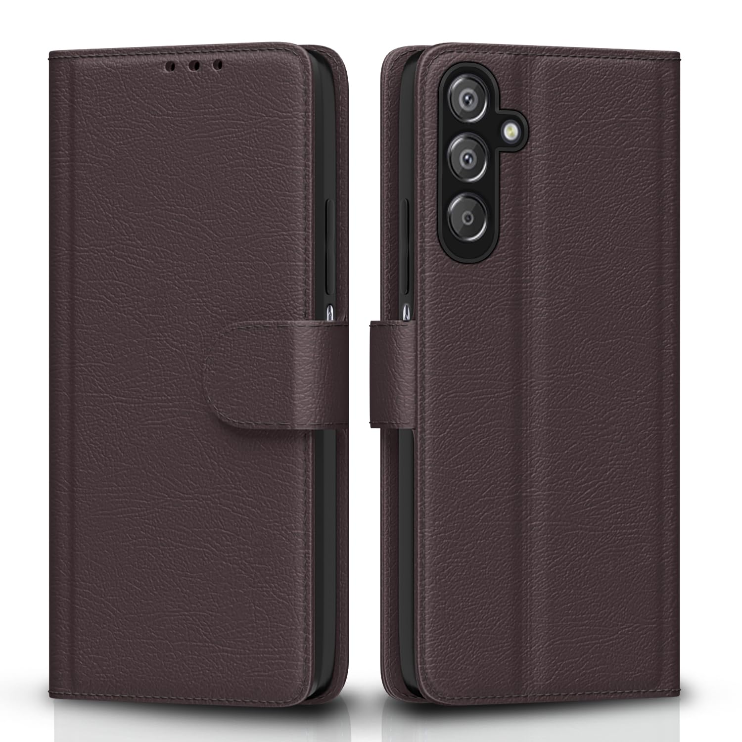 Samsung Galaxy A16 5G Vintage Flip Cover - Coffee