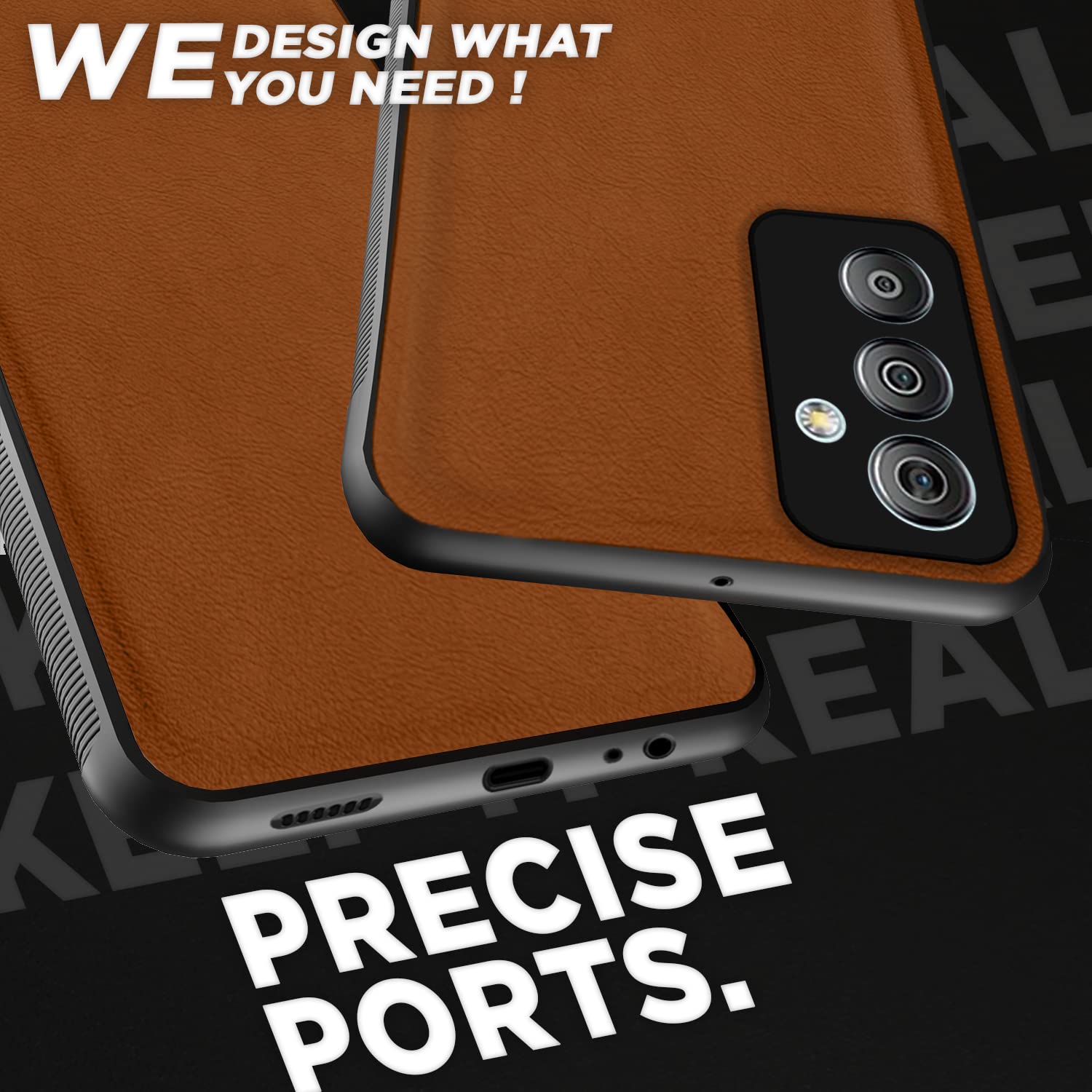 Pikkme Samsung Galaxy M31s Leatherback Back Case | Camel