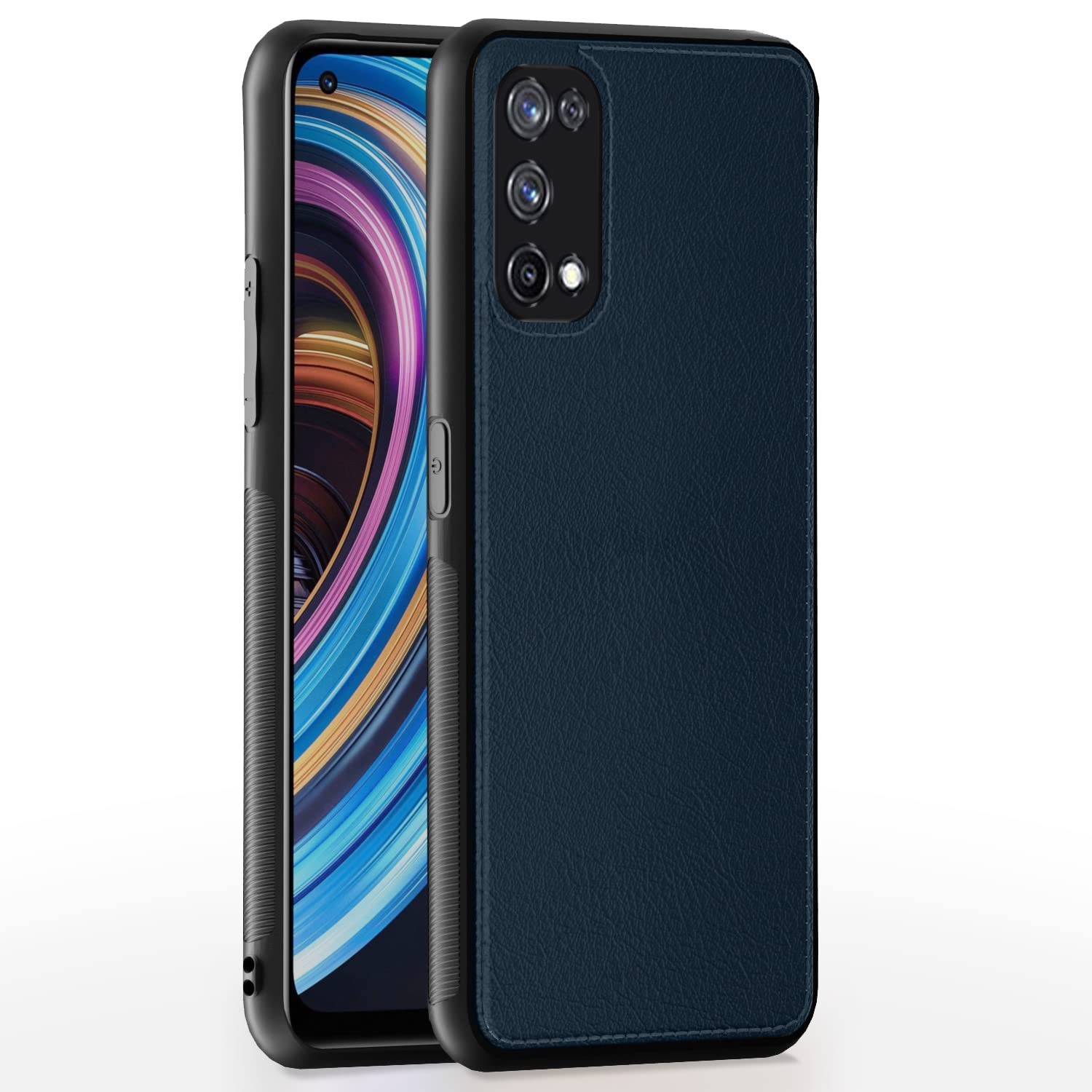Pikkme blue back cover for Realme X7 5G