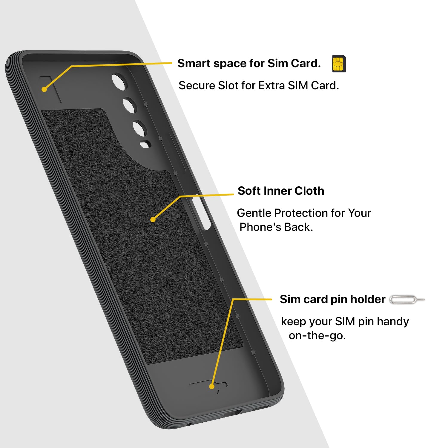 Pikkme Vivo Y12s / Y20 / Y20i / Y20G Gencase Back Cover (Grey)