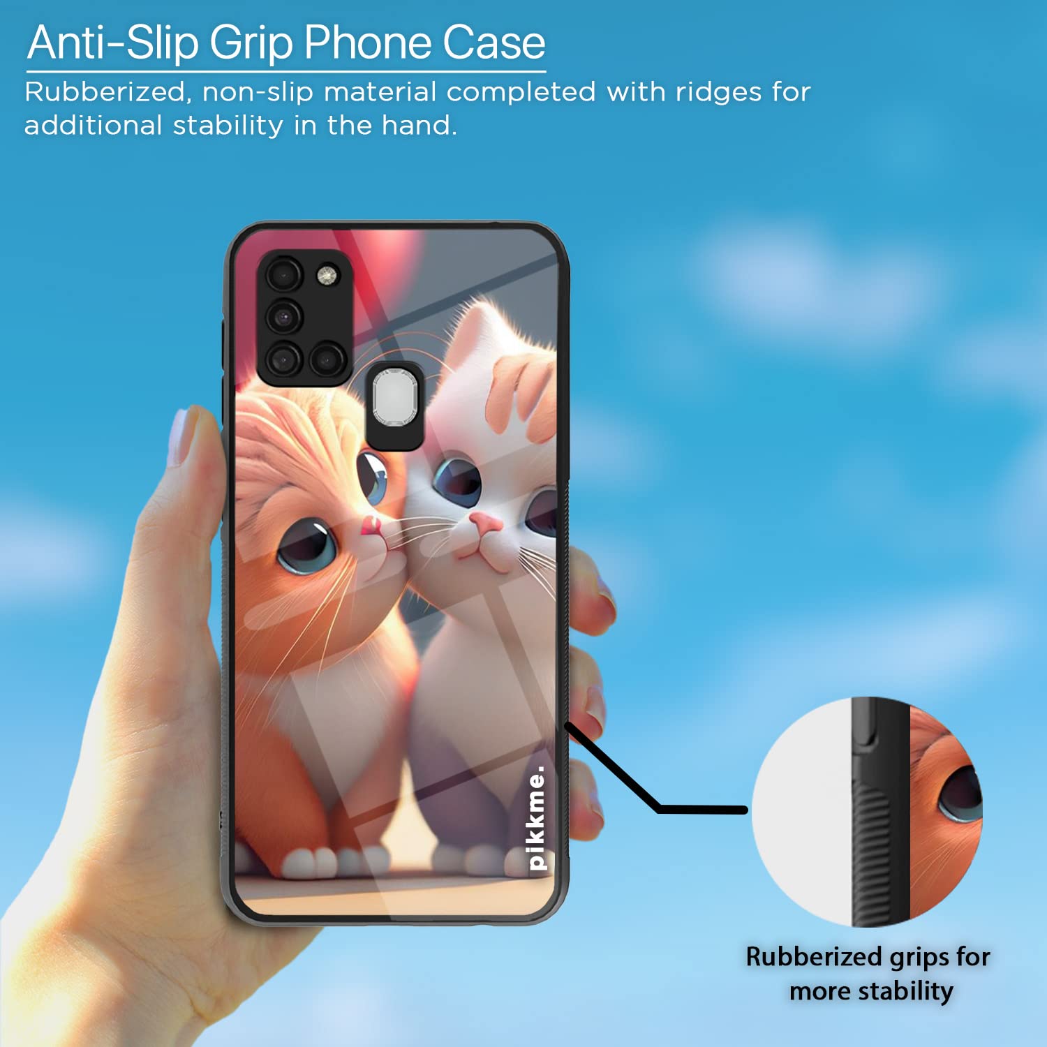 Pikkme Samsung A21s Hybrid mobile back cover – photo 5