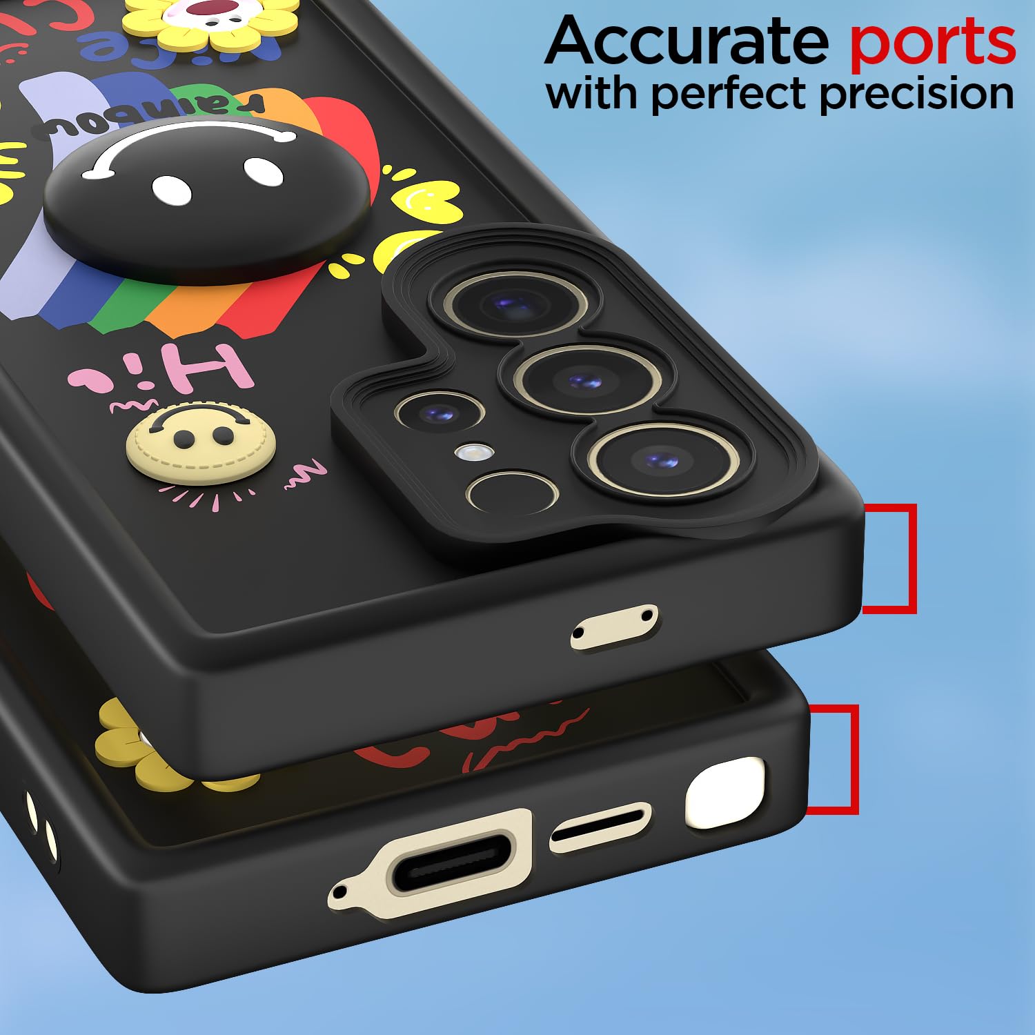 Samsung S25 Ultra 5G mobile back cover in black by Pikkme – photo 4