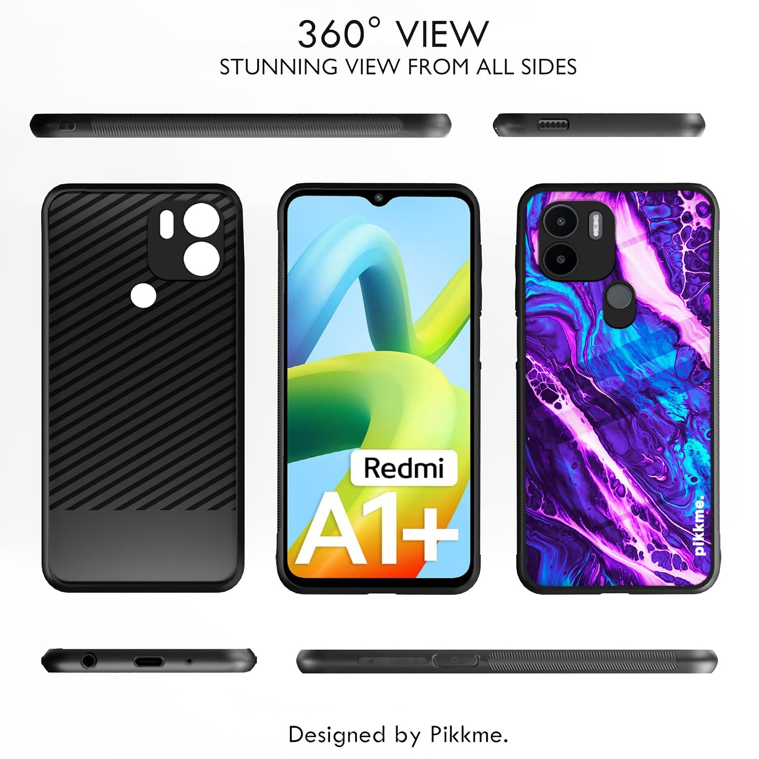Pikkme Hybrid mobile cover for Redmi A1 Plus/A2 Plus/Poco C50 – photo 2