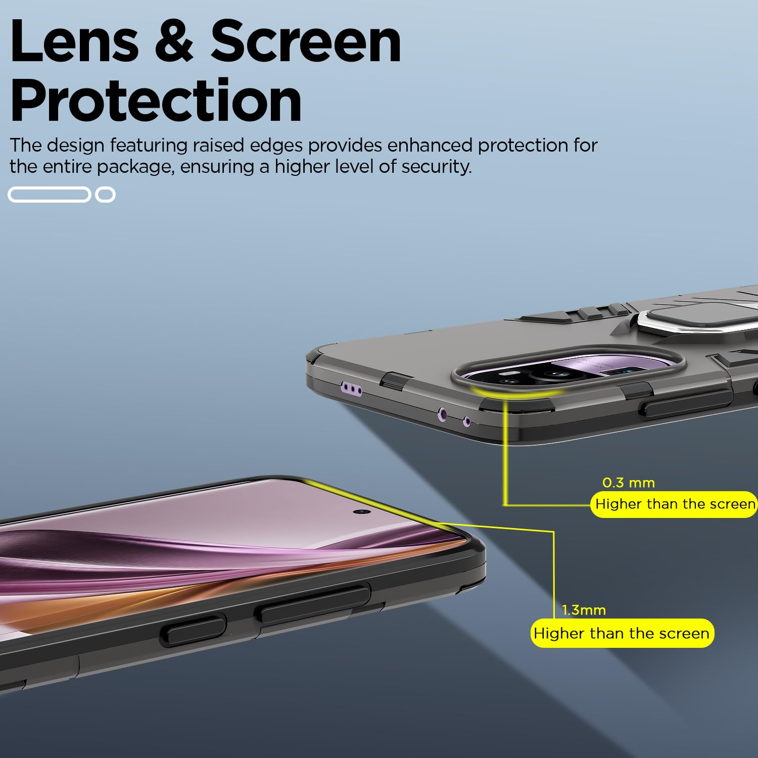 Black mobile cover for Oppo Reno 10 Pro Plus 5G – Pikkme – photo 5