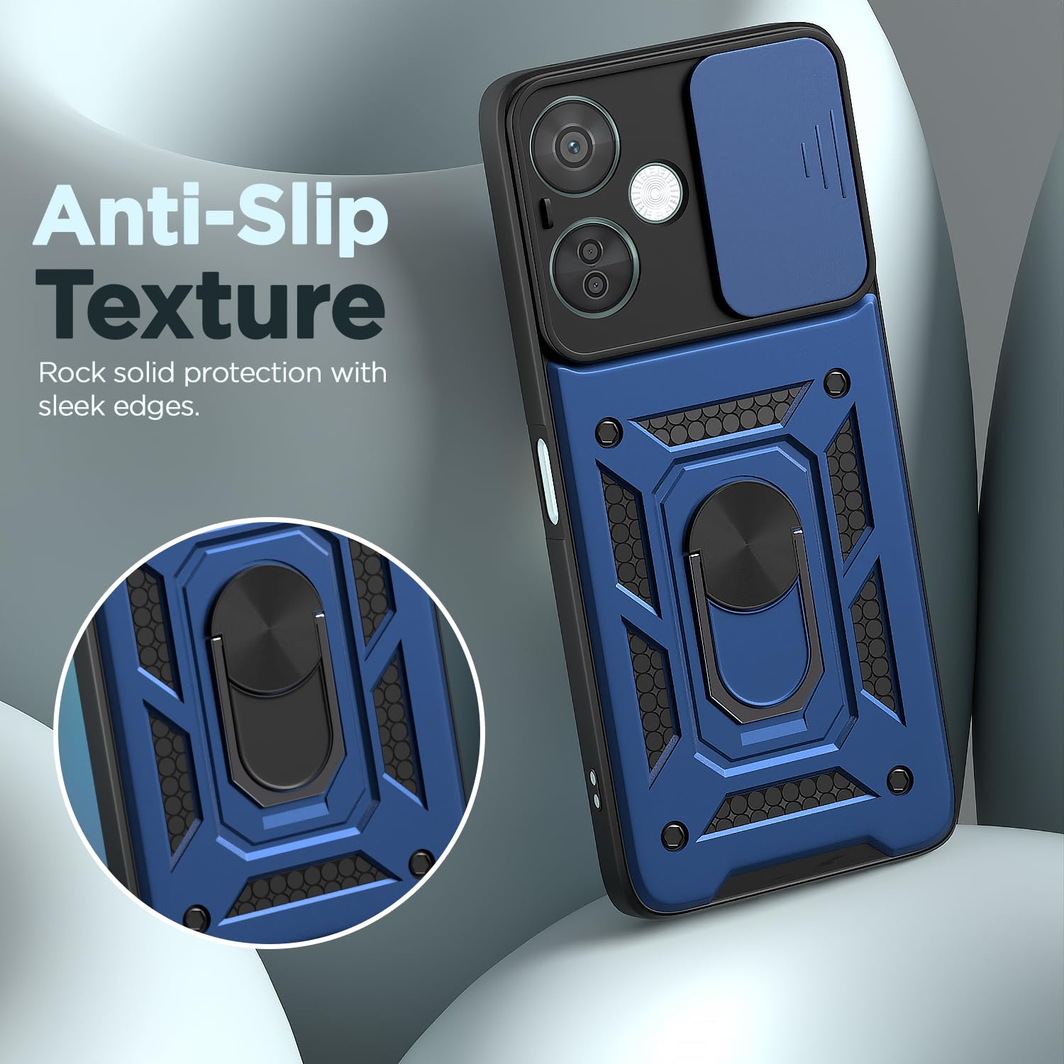 Pikkme OnePlus Nord CE 3 Lite/Nord N30 5G D10 Camera Shield blue mobile cover – photo 7