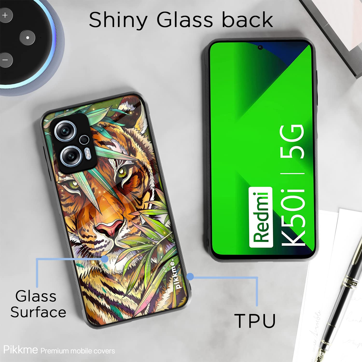 Redmi K50i 5G Hybrid mobile back cover by Pikkme – photo 3