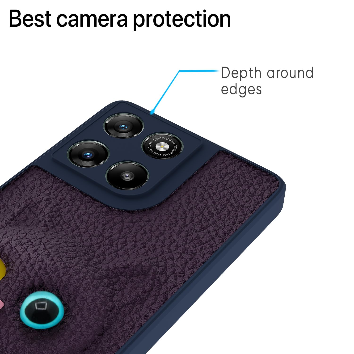 Pikkme purple Kitty mobile back cover for Moto G67 Power/G57 Power 5G – photo 5