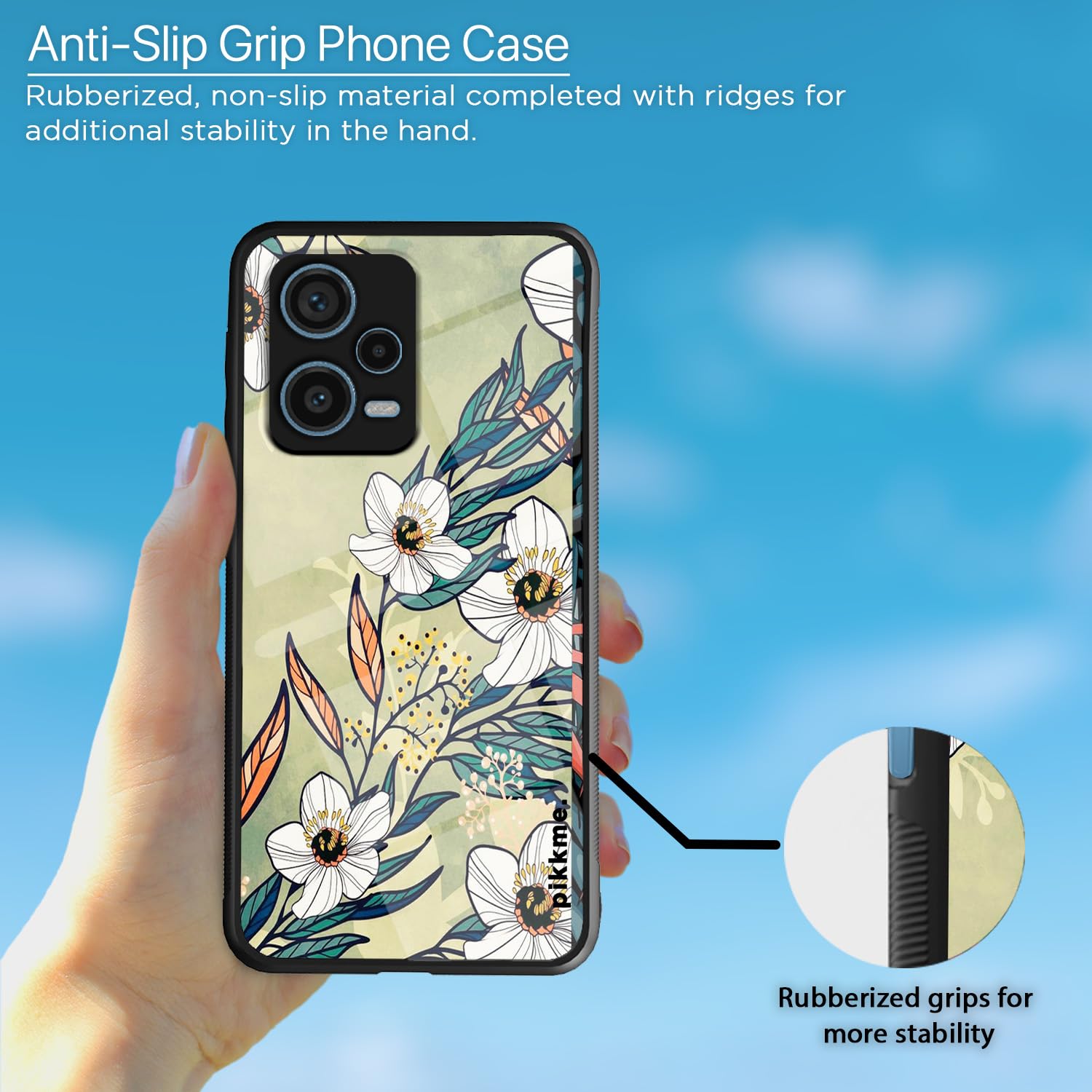 Pikkme Flower mobile cover for Redmi Note 12 Pro Plus 5G – photo 5