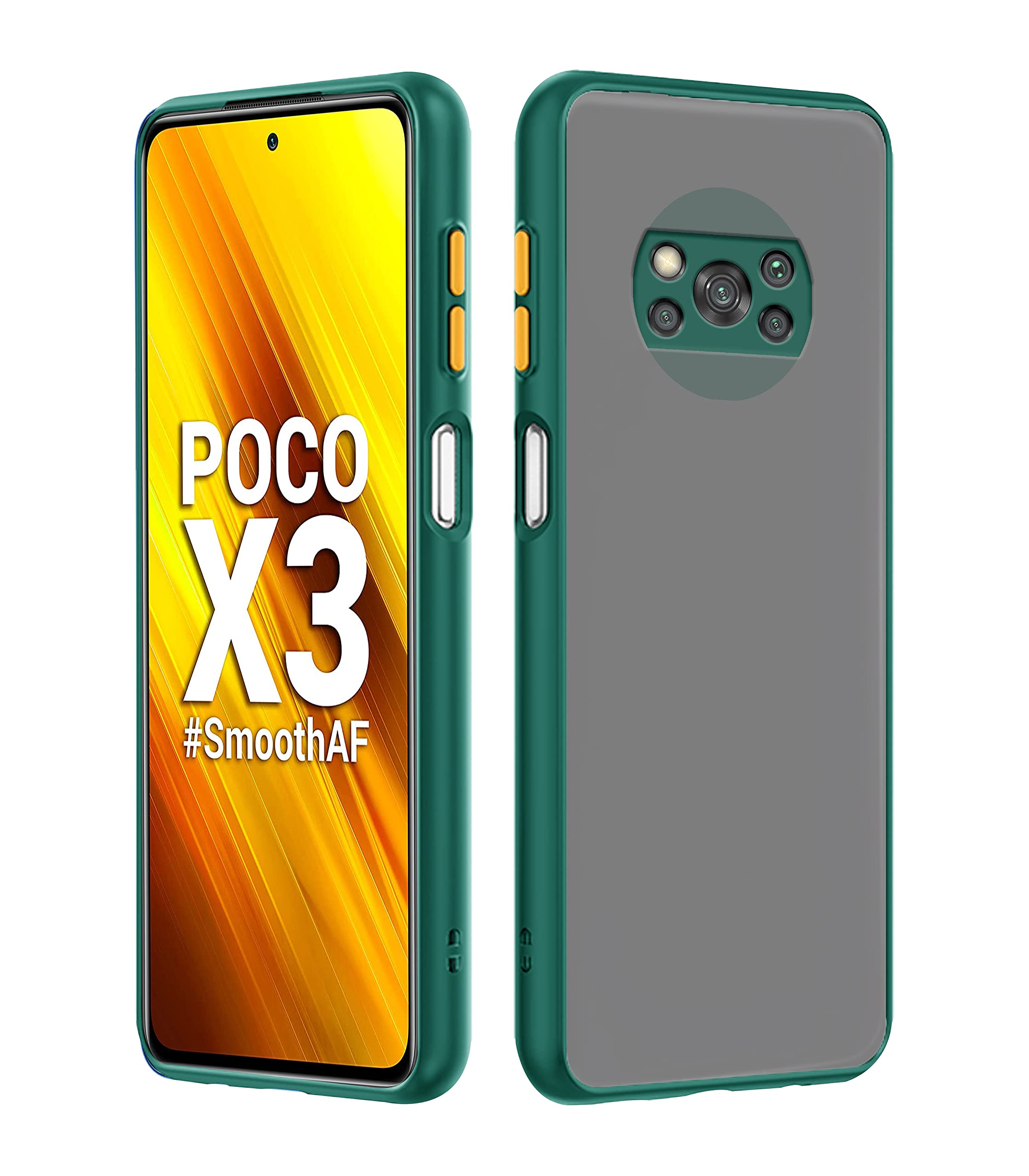 Pikkme Poco X3 Matte light green phone cover