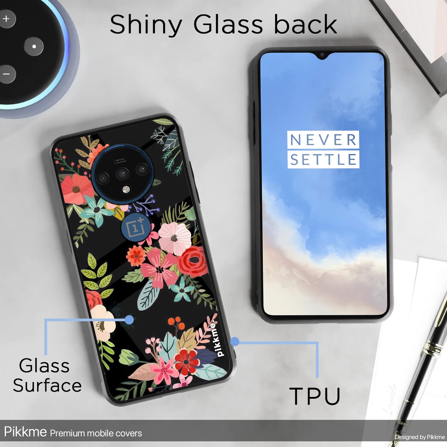 Pikkme Flower back cover for OnePlus 7T – photo 3