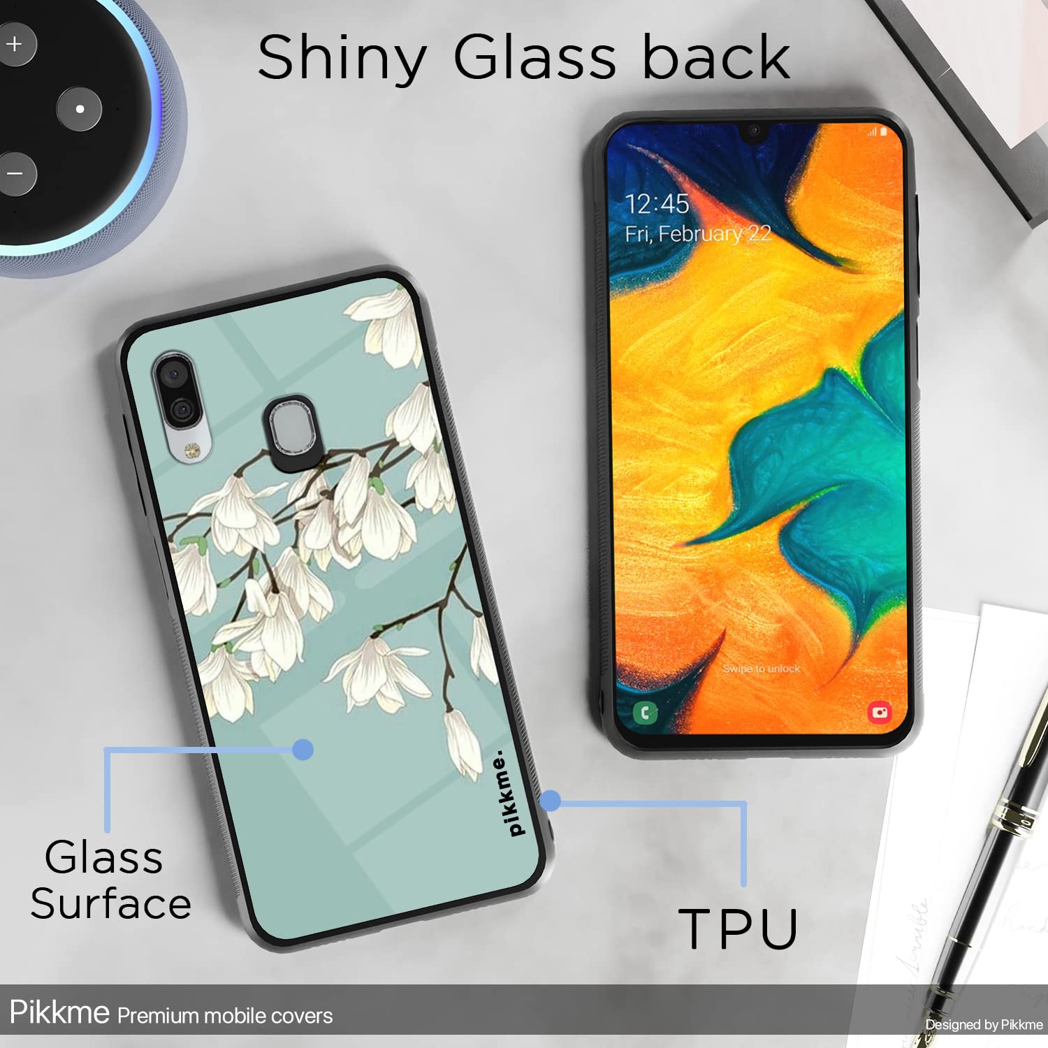 Samsung A20/A30/M10s Flower phone cover by Pikkme – photo 3