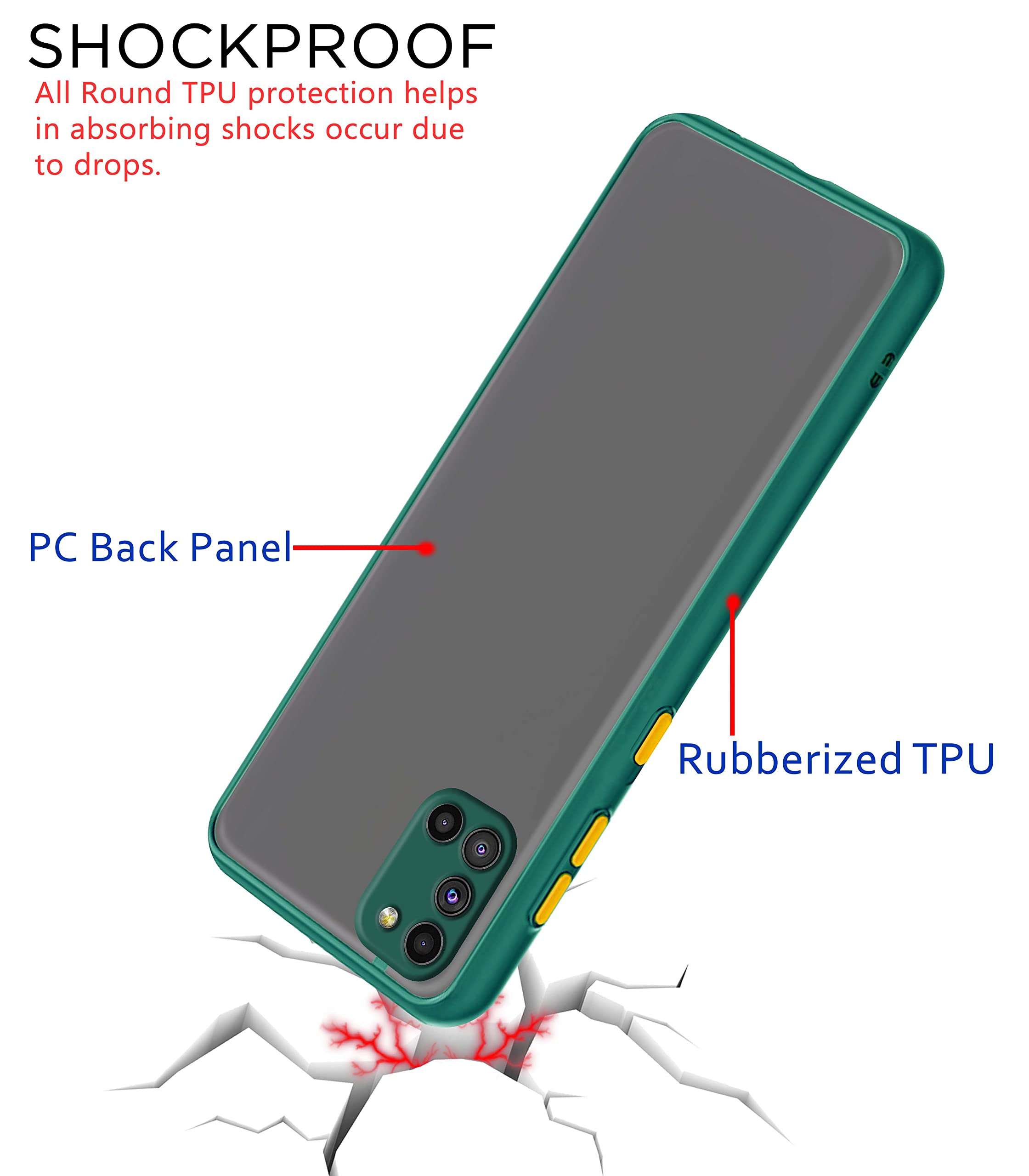 Pikkme light green phone cover for Samsung A31 – photo 4