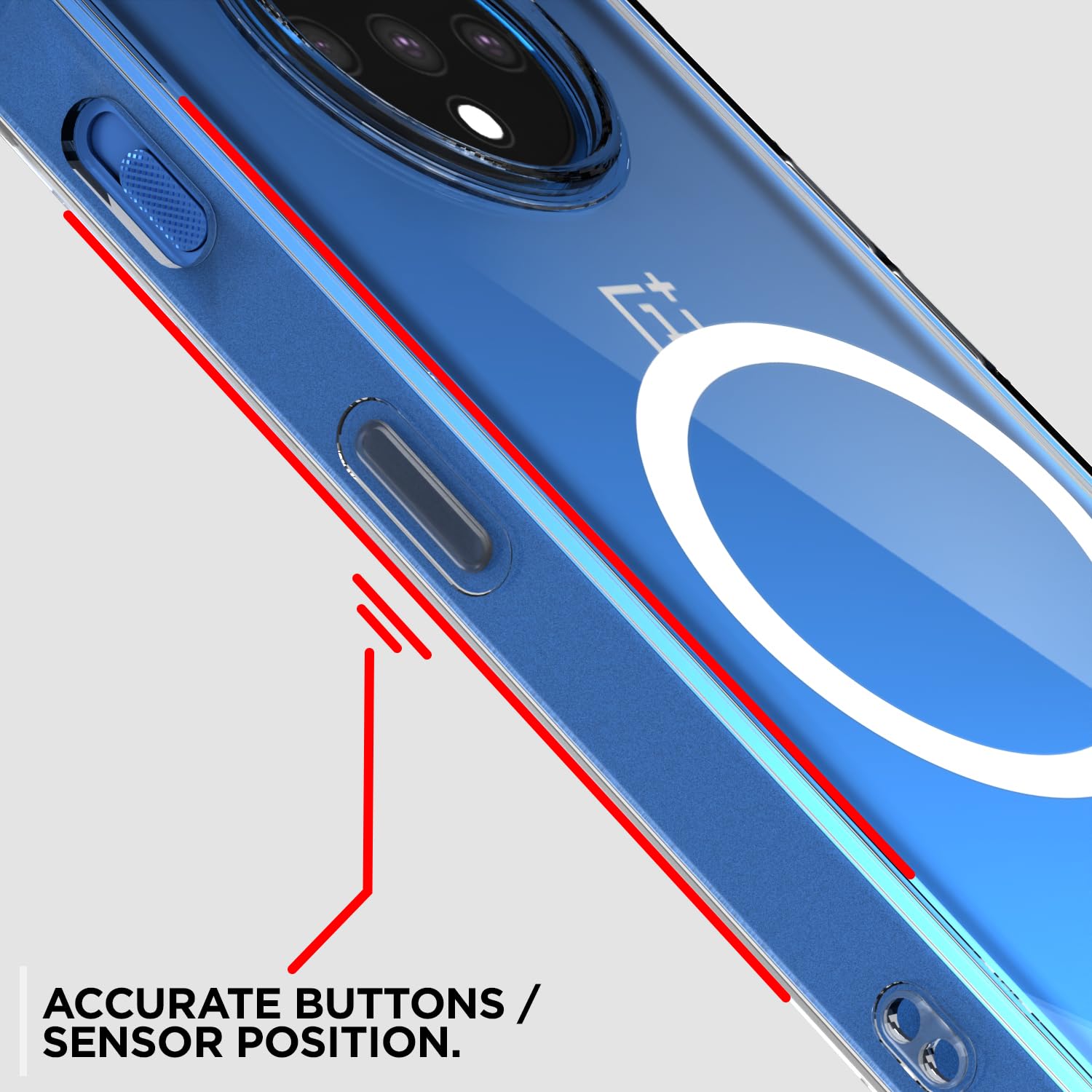 Pikkme transparent mag-safe MagSafe phone cover for OnePlus 7T – photo 6