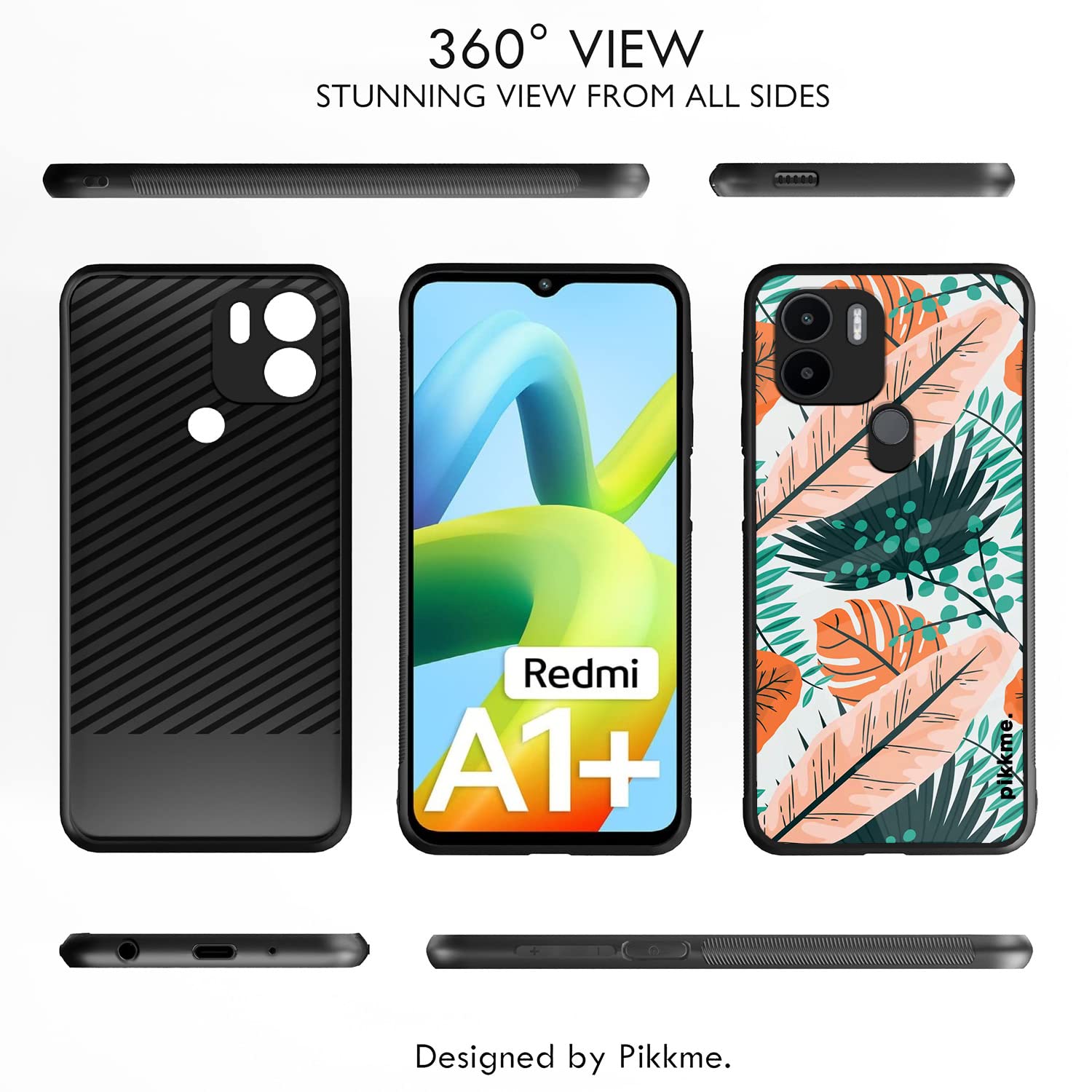 Redmi A1 Plus/A2 Plus/Poco C50 Flower phone cover by Pikkme – photo 2