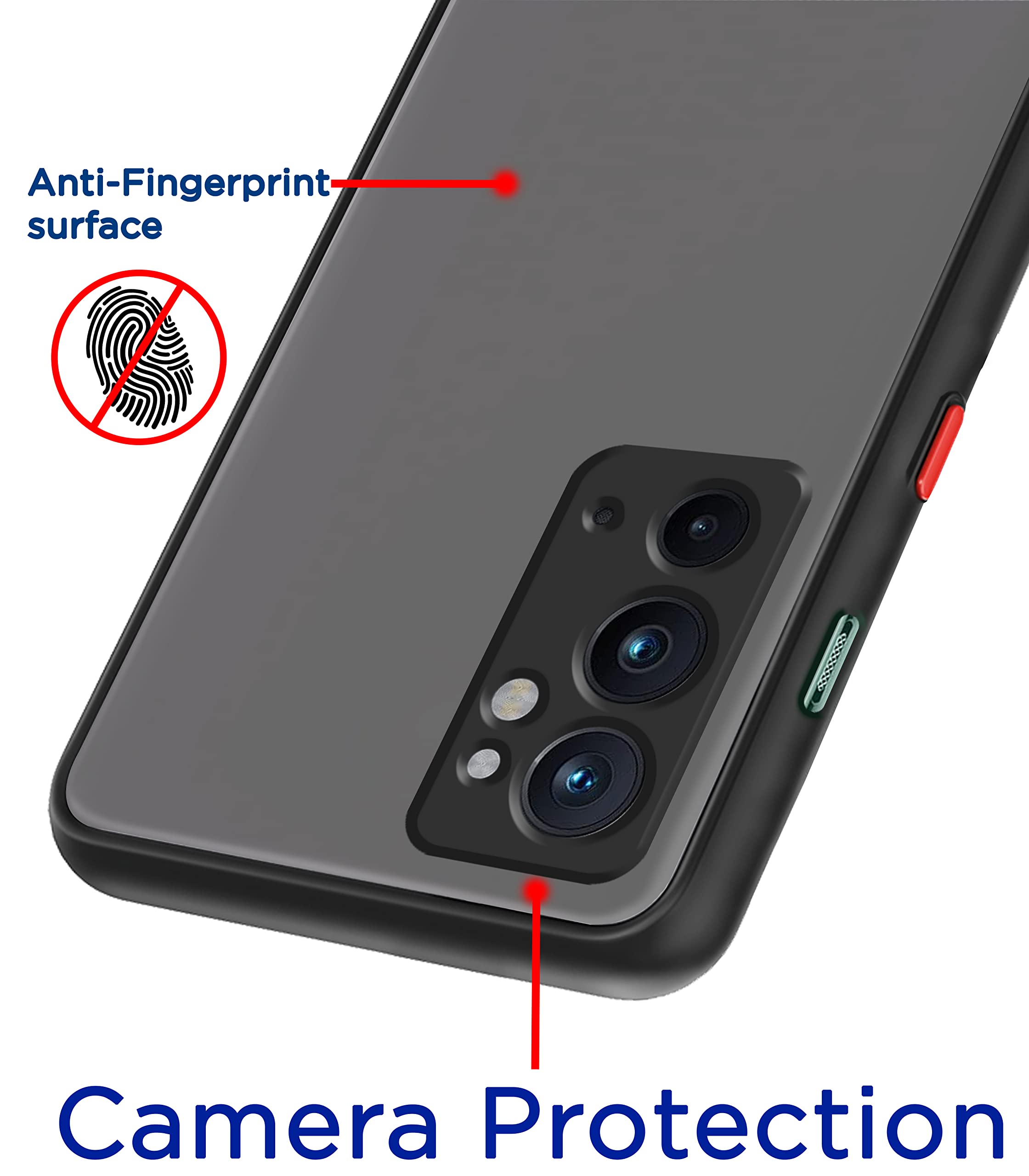 Pikkme OnePlus 9RT 5G Hybrid black mobile back cover – photo 2