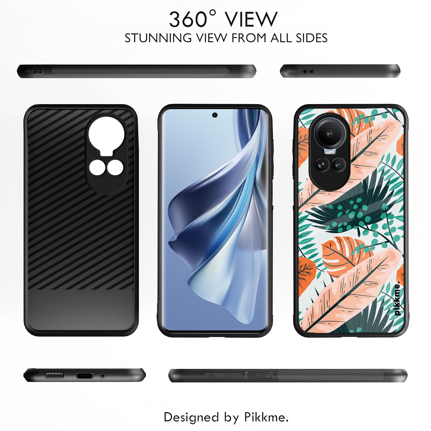 Pikkme Oppo Reno 10 Pro 5G Flower mobile back cover – photo 2