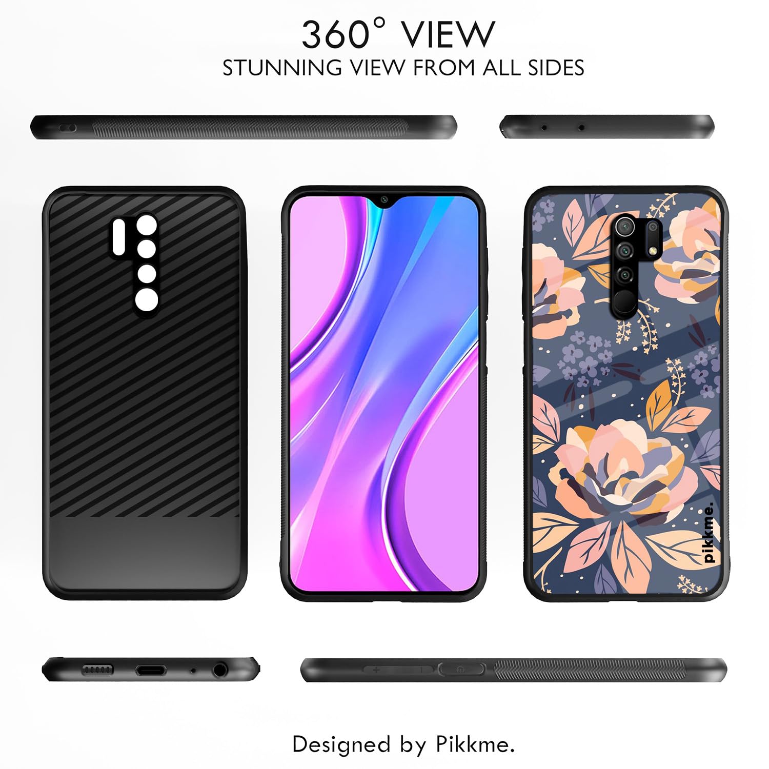 Pikkme Flower back cover for Redmi 9 Prime – photo 2