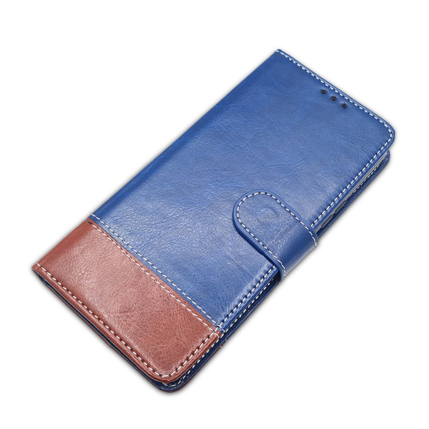 Pikkme Redmi Note 10 Pro/Note 10 Pro Max blue & brown wallet flip cover – photo 6