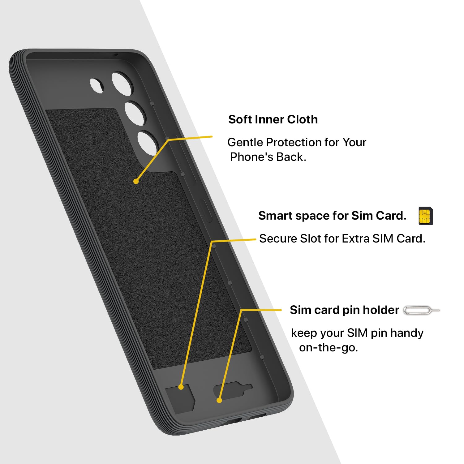 Samsung S21 FE 5G Silicone phone cover in grey by Pikkme – photo 6