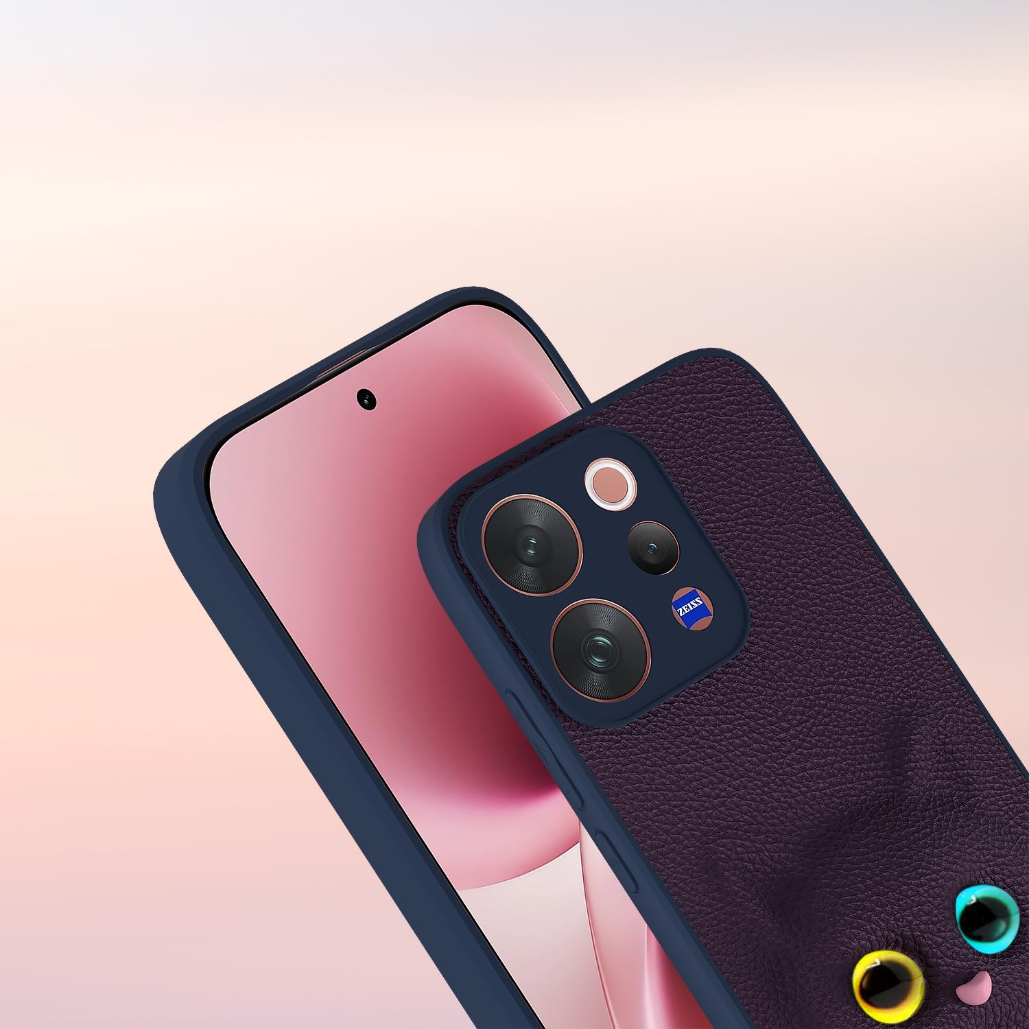 Vivo V70 5G Kitty mobile back cover in purple by Pikkme – photo 7