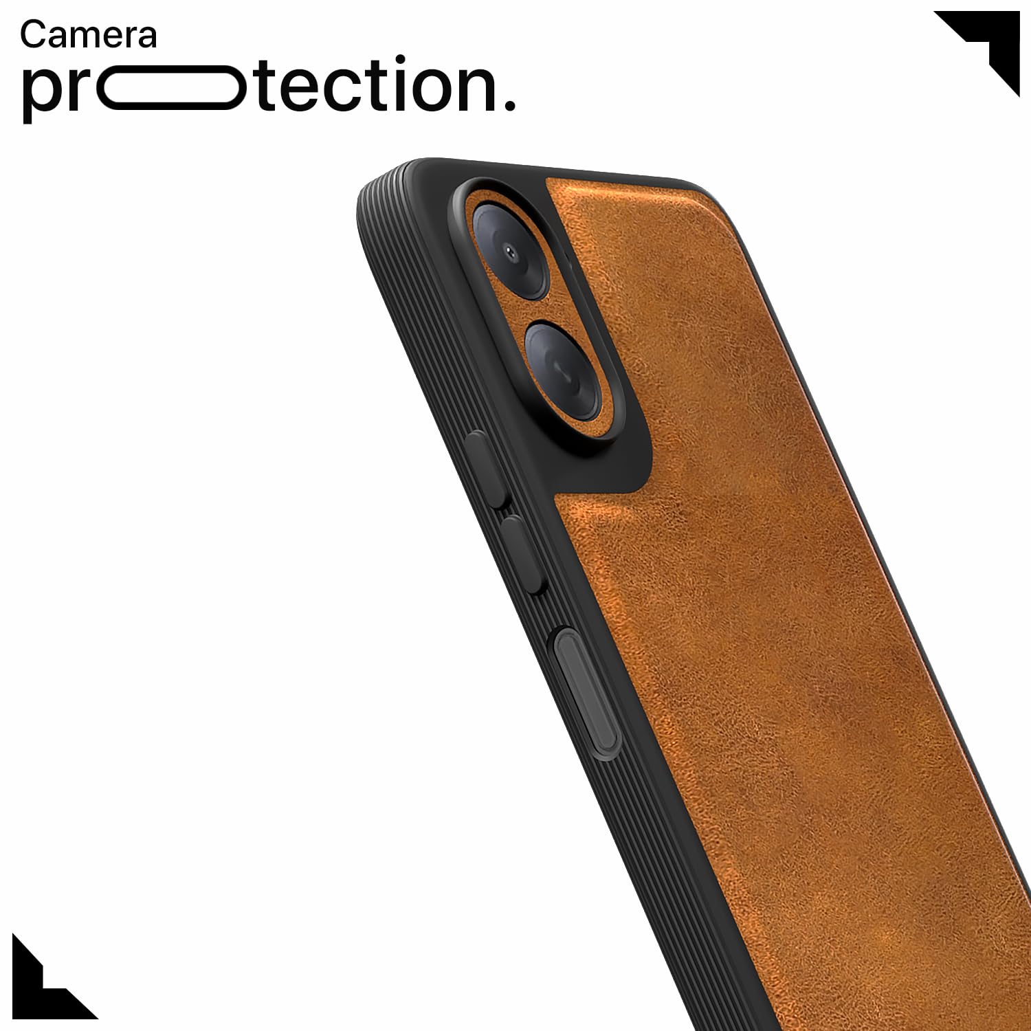 Brown Leather mobile cover for Redmi A7 5G – Pikkme – photo 5