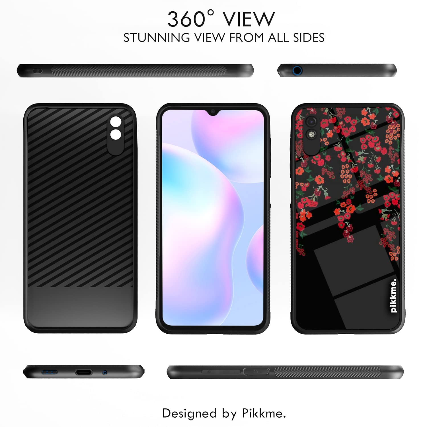 Pikkme Flower mobile cover for Redmi 9A/9i/9A Sport – photo 2