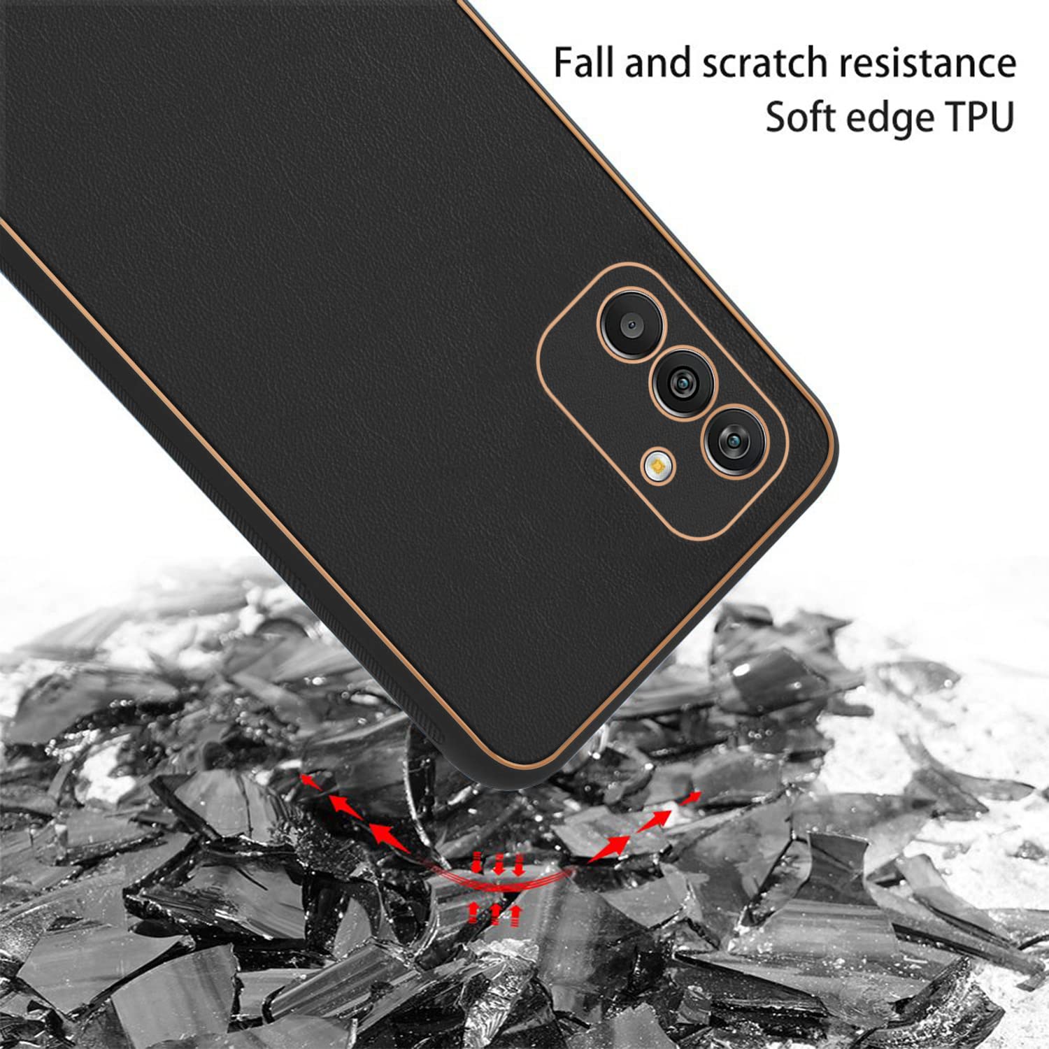 Black Chrome mobile back cover for Samsung A14 5G – Pikkme – photo 3