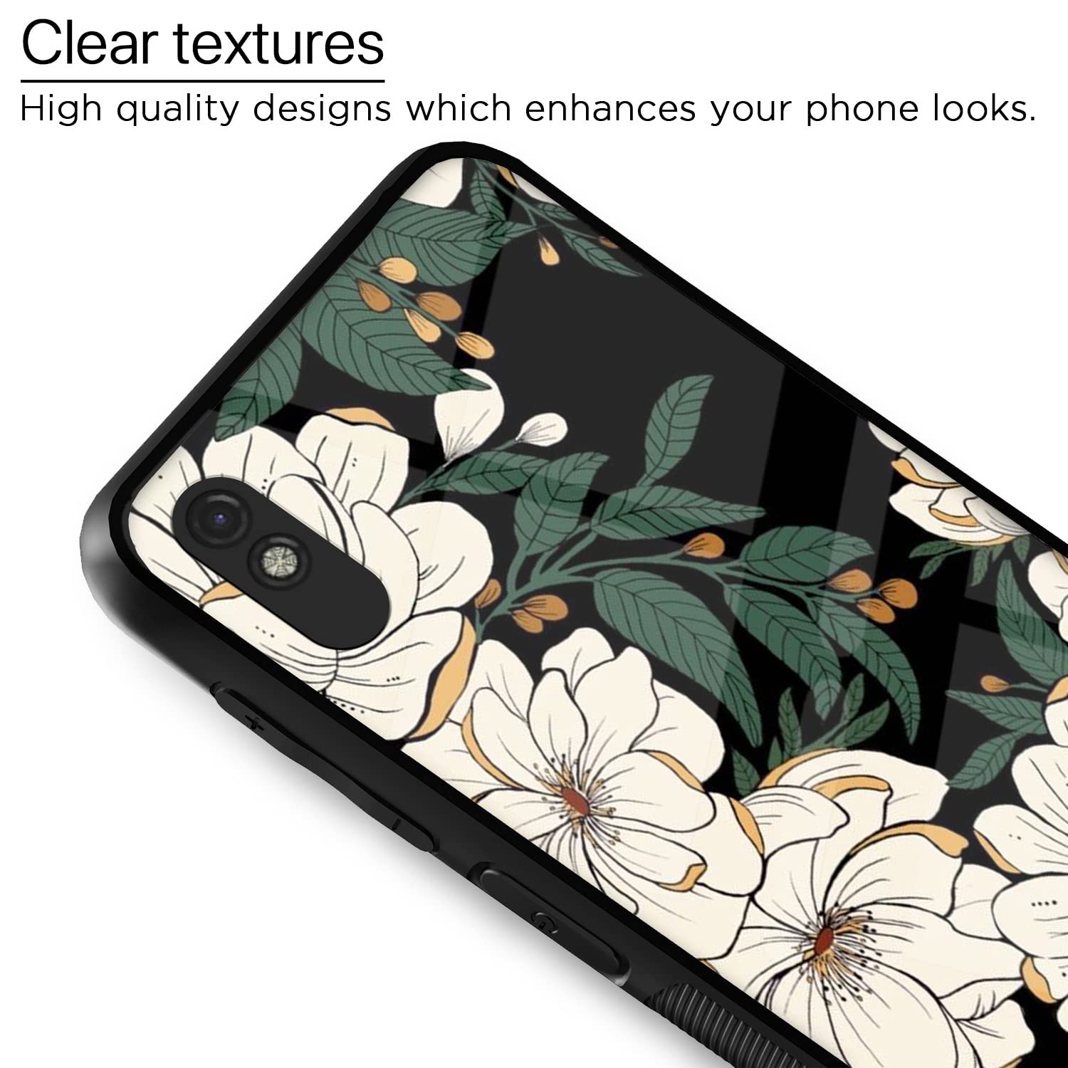 Pikkme Redmi 9A/9i/9A Sport Flower mobile back cover – photo 4