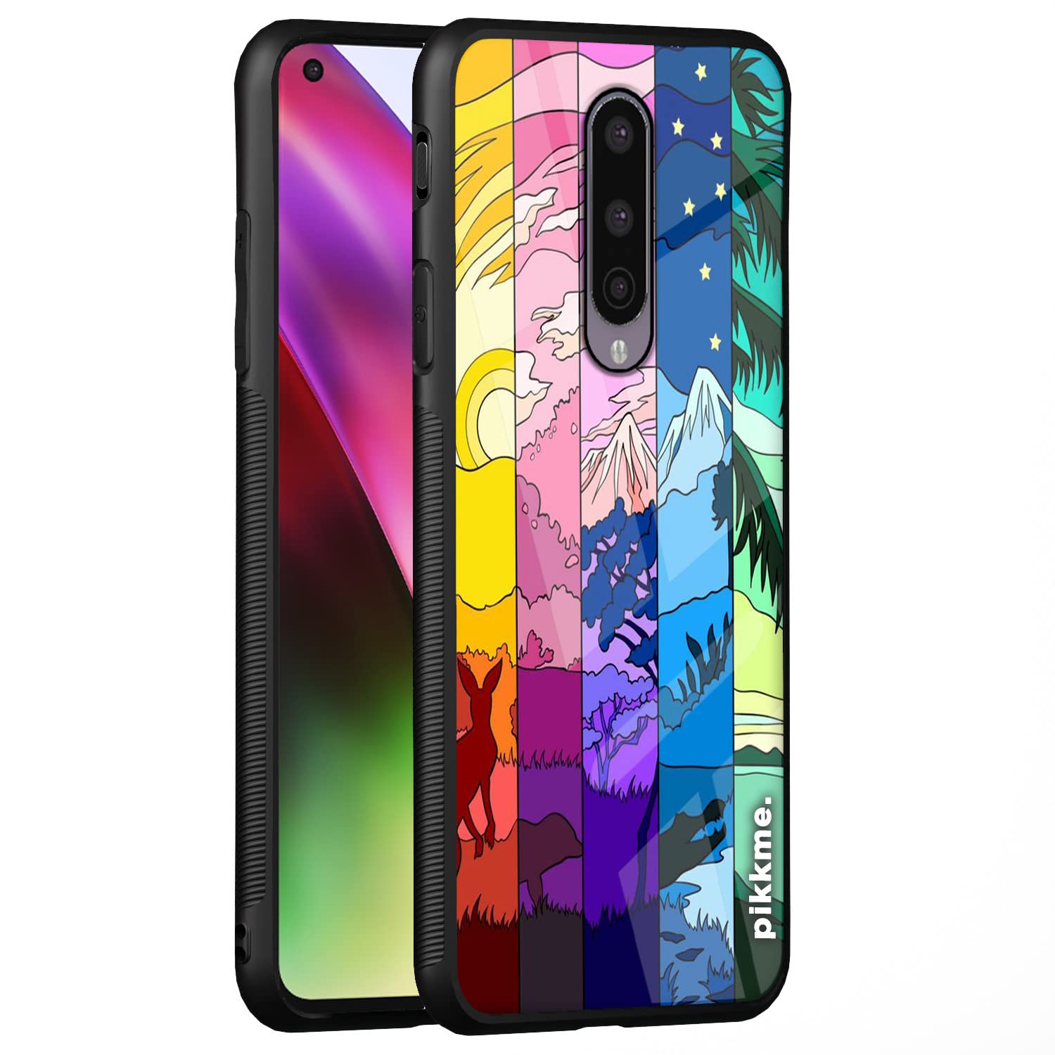 Pikkme OnePlus 8 Hybrid mobile back cover