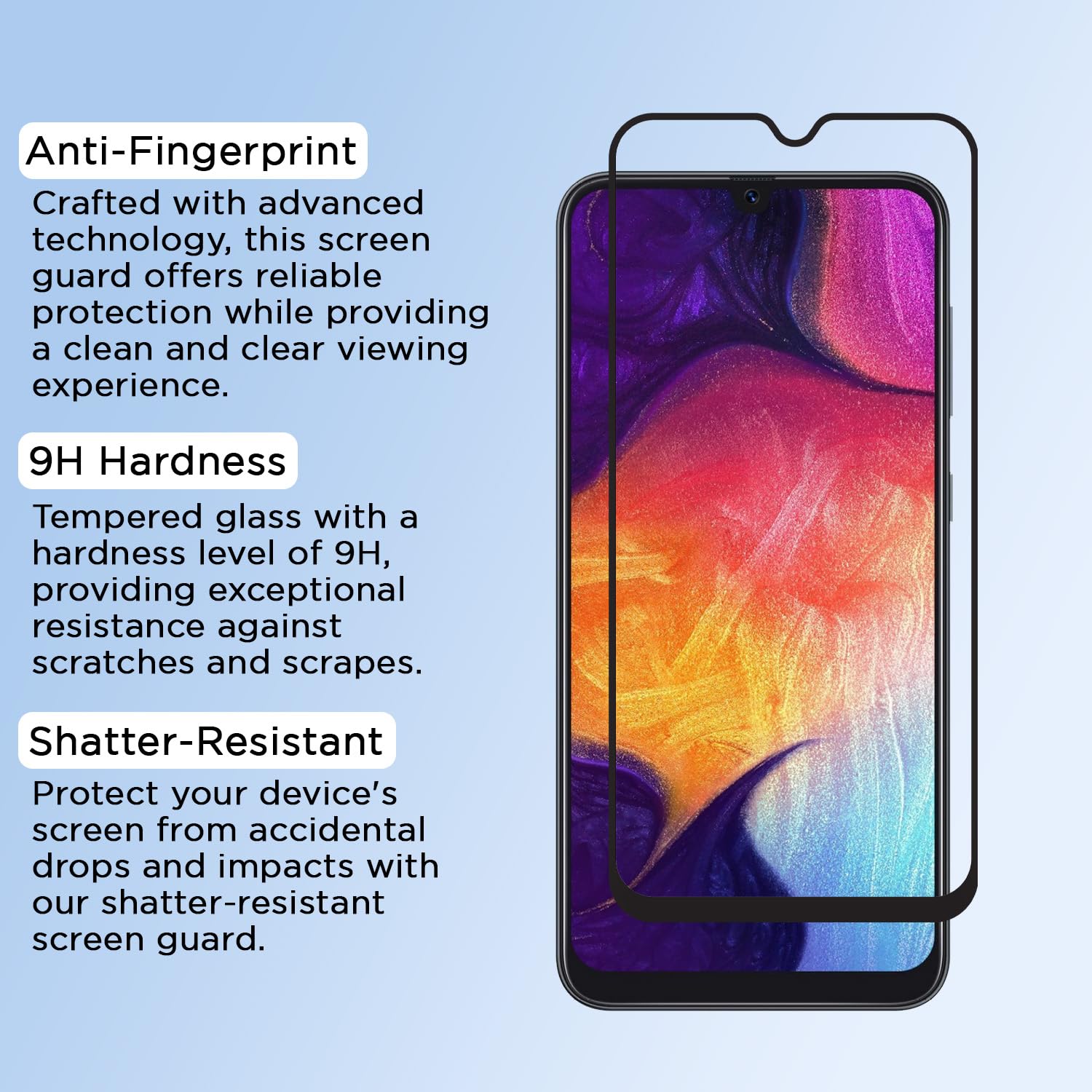 Pikkme tempered glass screen guard for Samsung A05/M05/F05 – photo 5