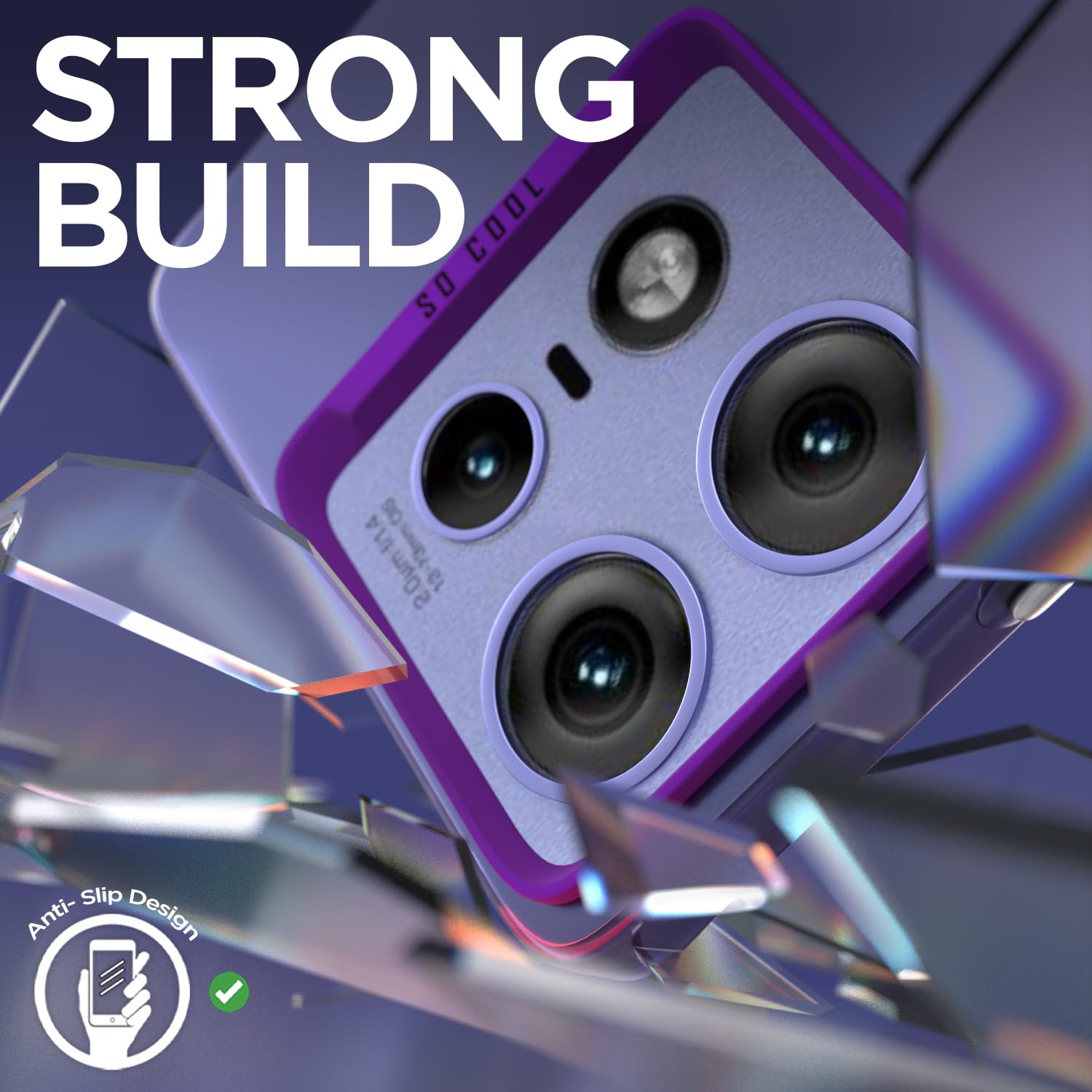Moto Edge 50 Pro 5G back cover in purple by Pikkme – photo 4