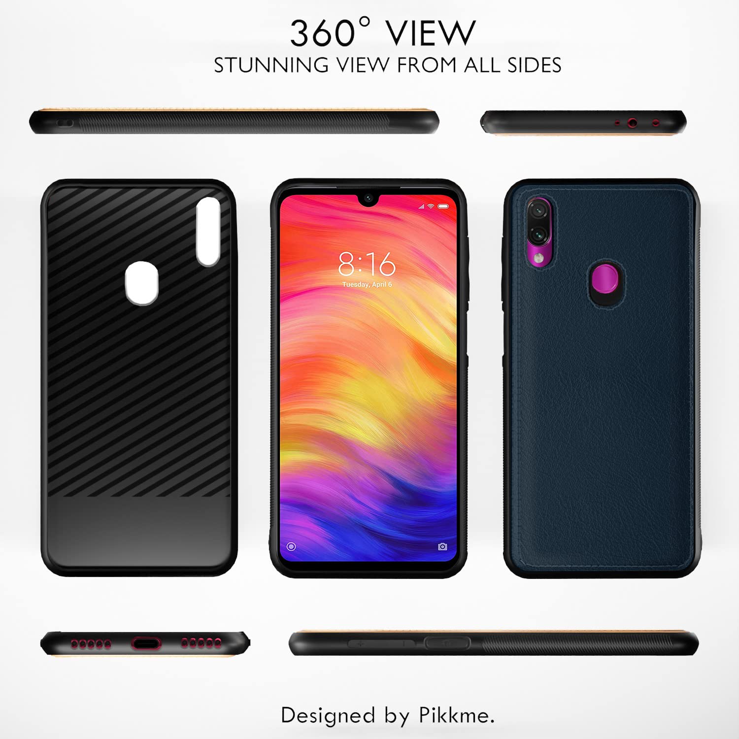 Redmi Note 7 Pro/Note 7/Note 7S mobile cover in blue by Pikkme – photo 2