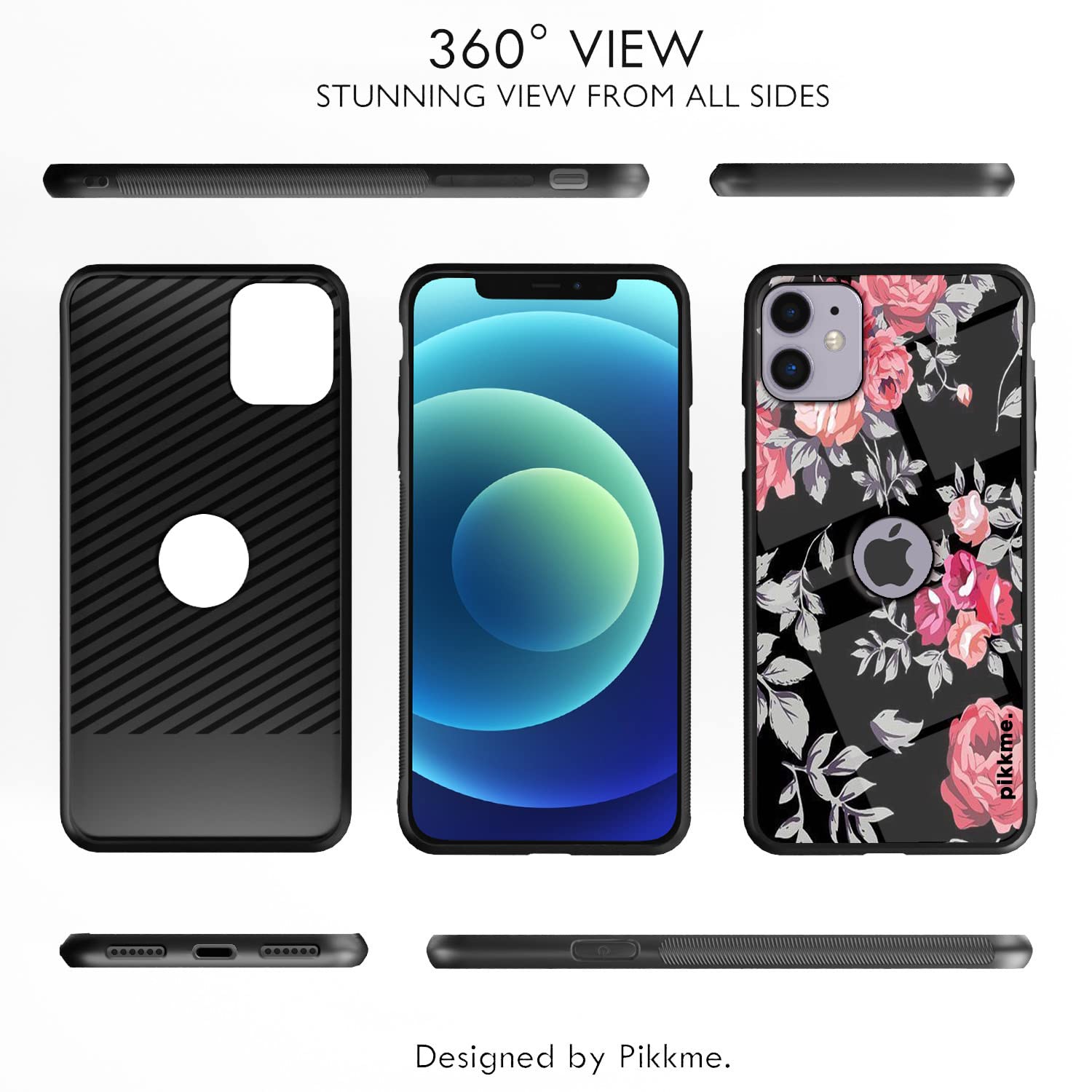 iPhone 12 Mini Flower phone cover by Pikkme – photo 2