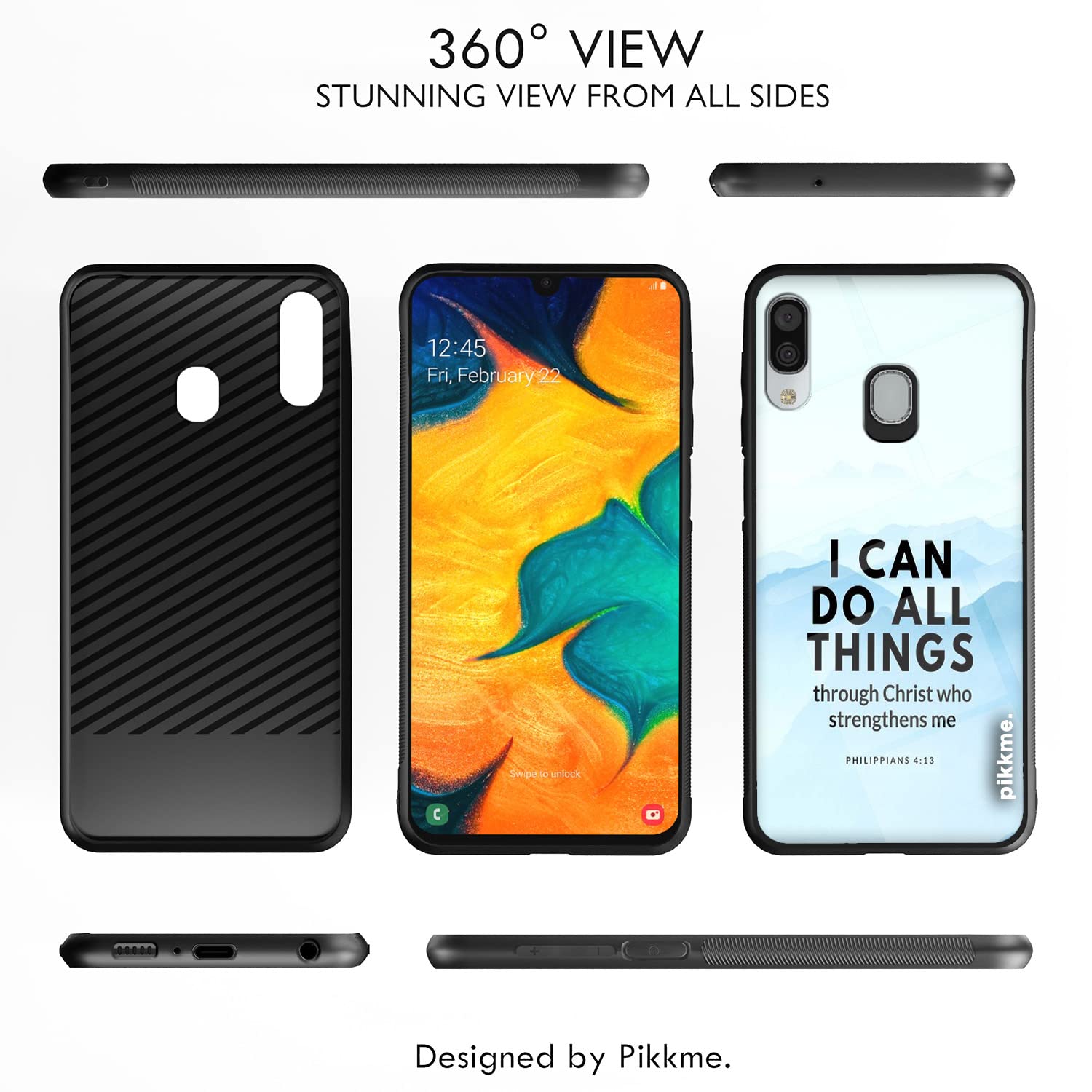 Samsung A20/A30/M10s Hybrid phone cover by Pikkme – photo 2