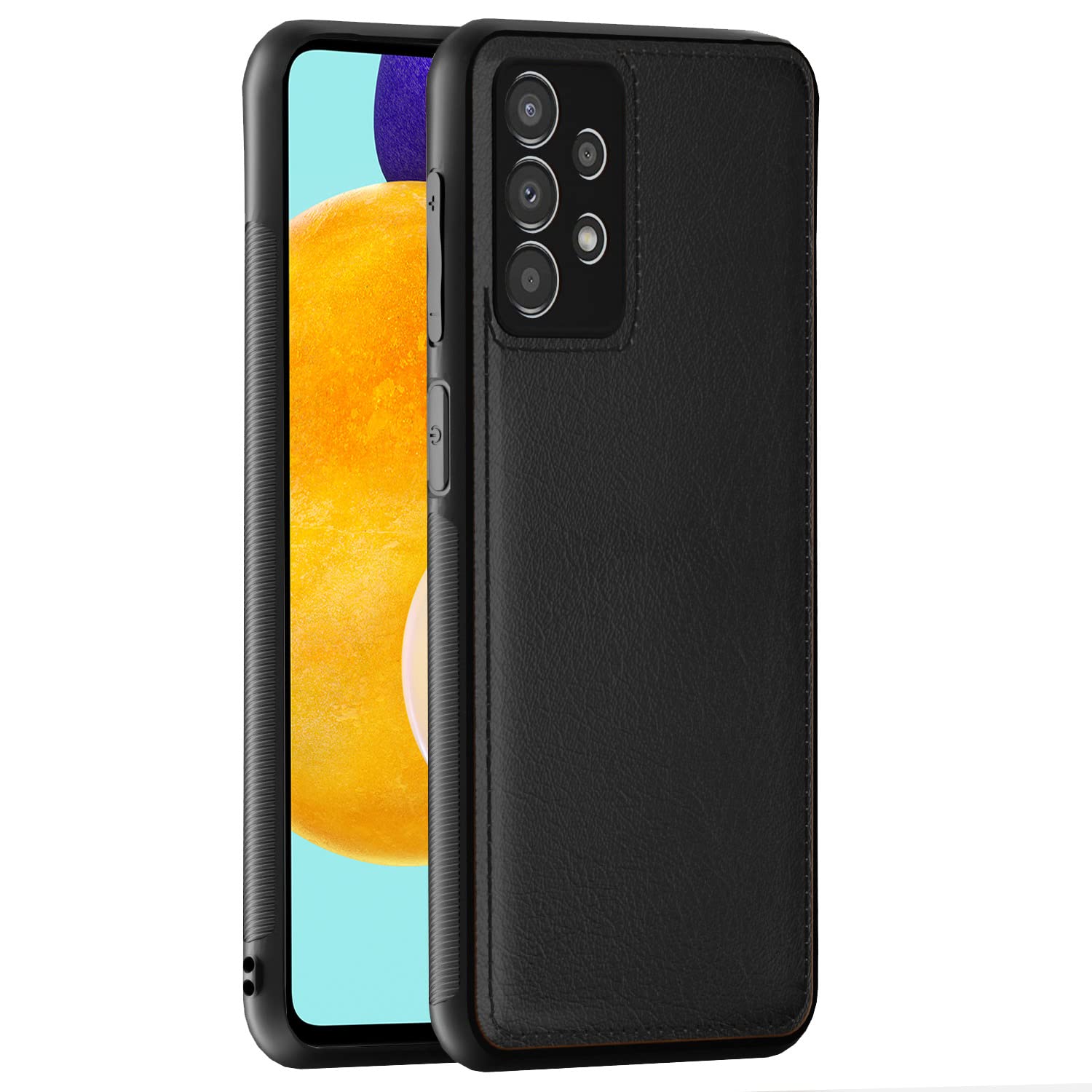 Samsung Galaxy A52 / A52s 5G LeatherBack Back Cover – Black