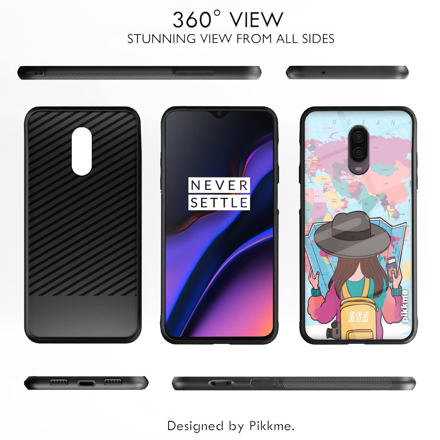 OnePlus 6T Hybrid mobile back cover by Pikkme – photo 2
